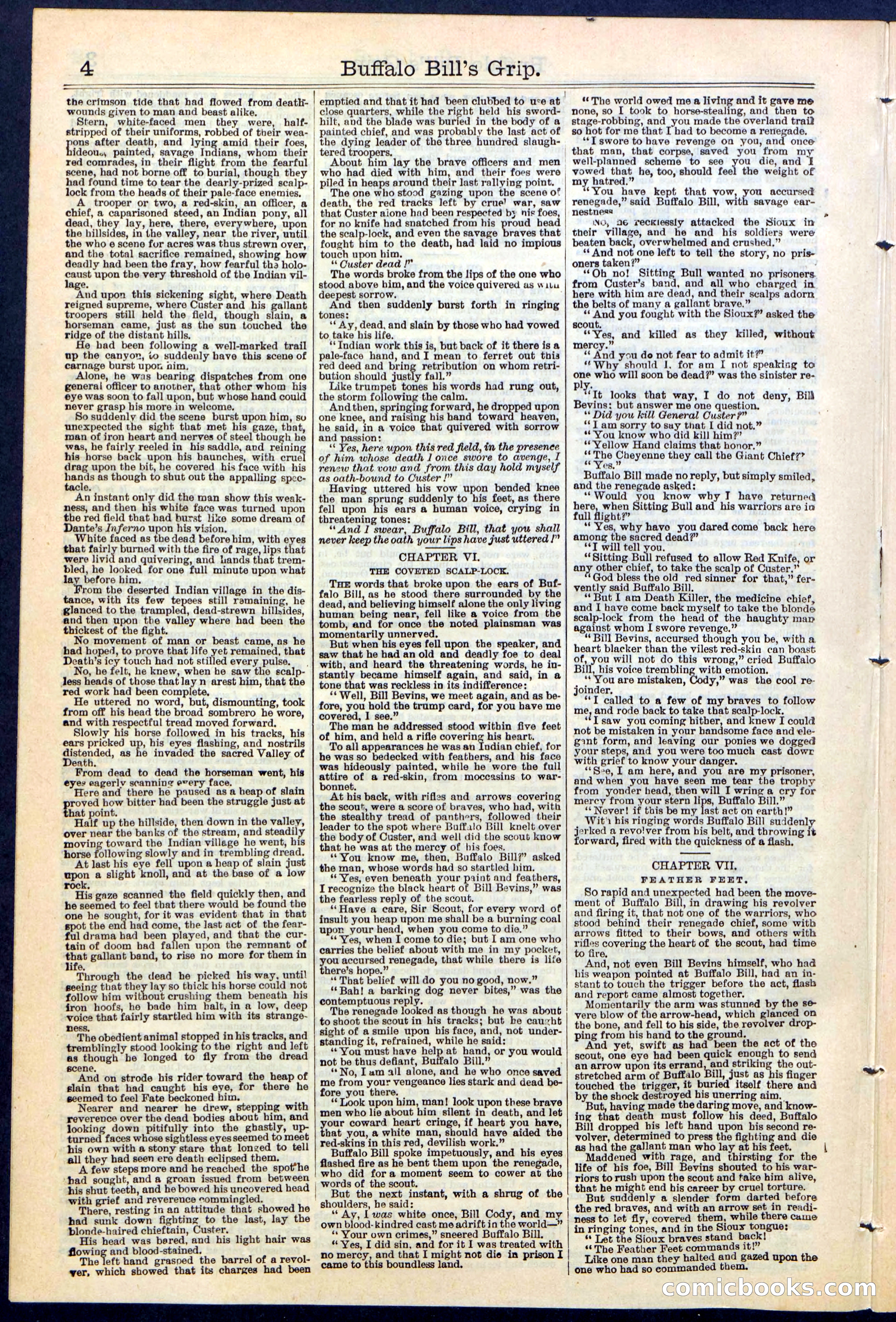 Beadle's Dime Library No. 362 — page 4 of 24