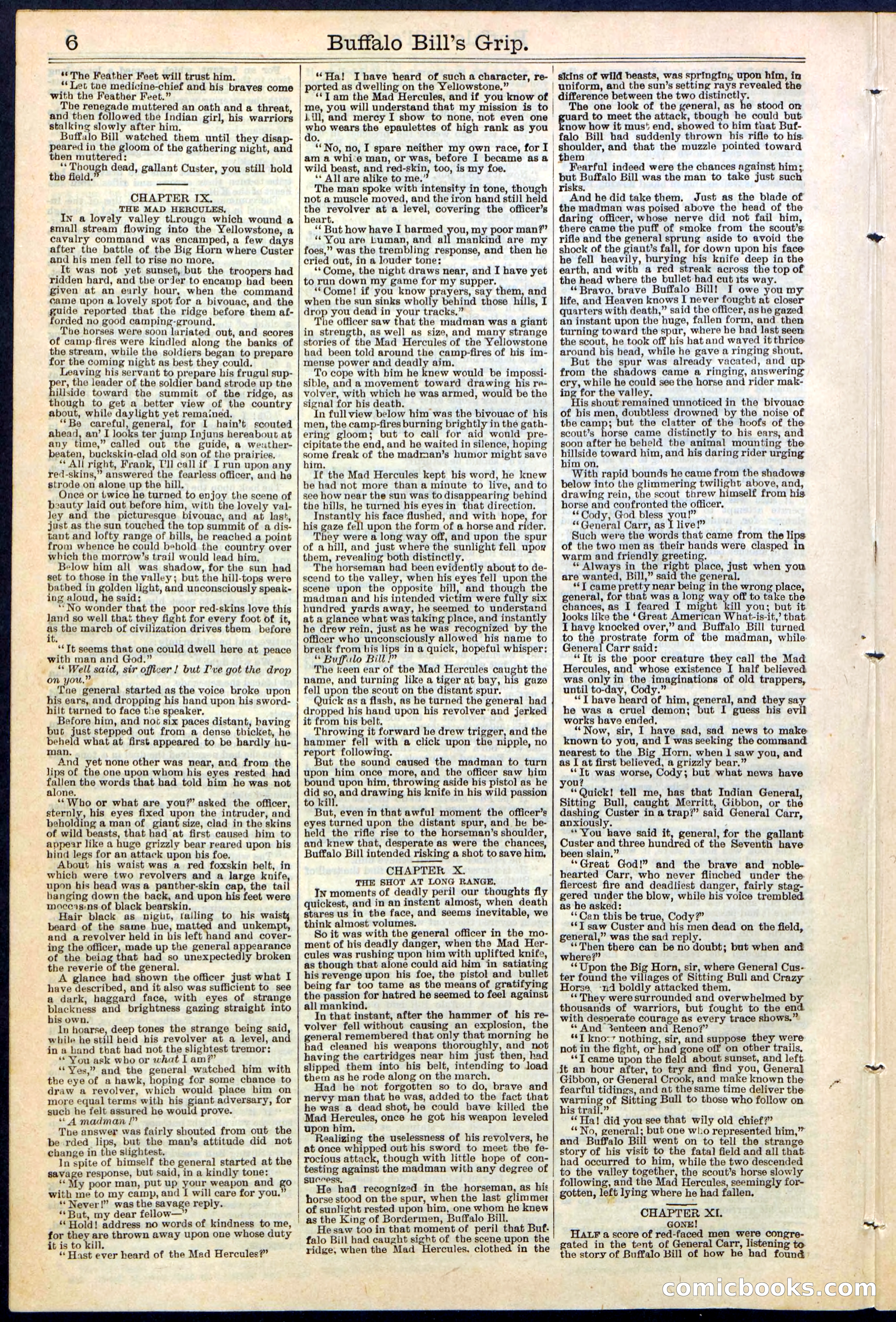 Beadle's Dime Library No. 362 — page 6 of 24