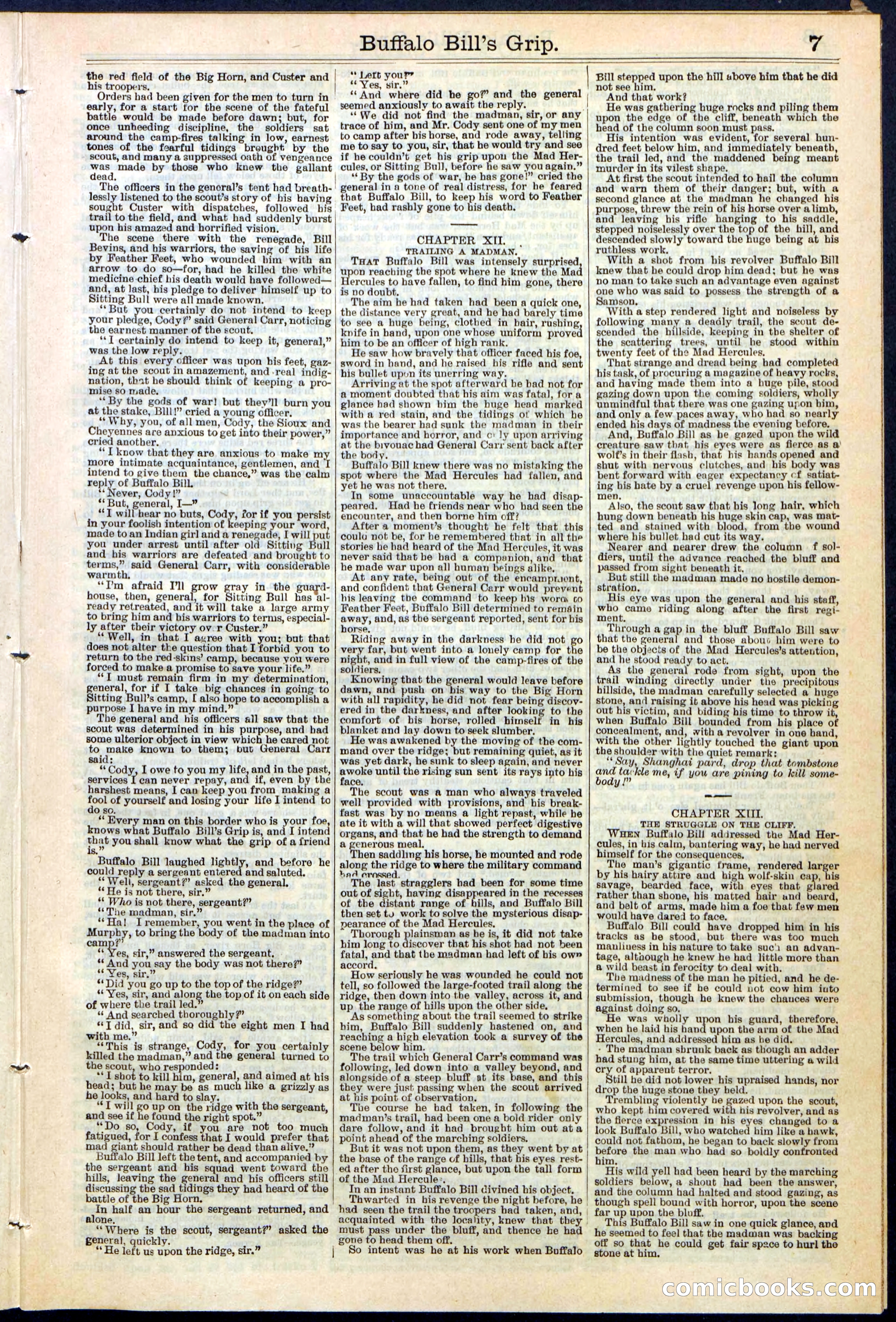Beadle's Dime Library No. 362 — page 7 of 24