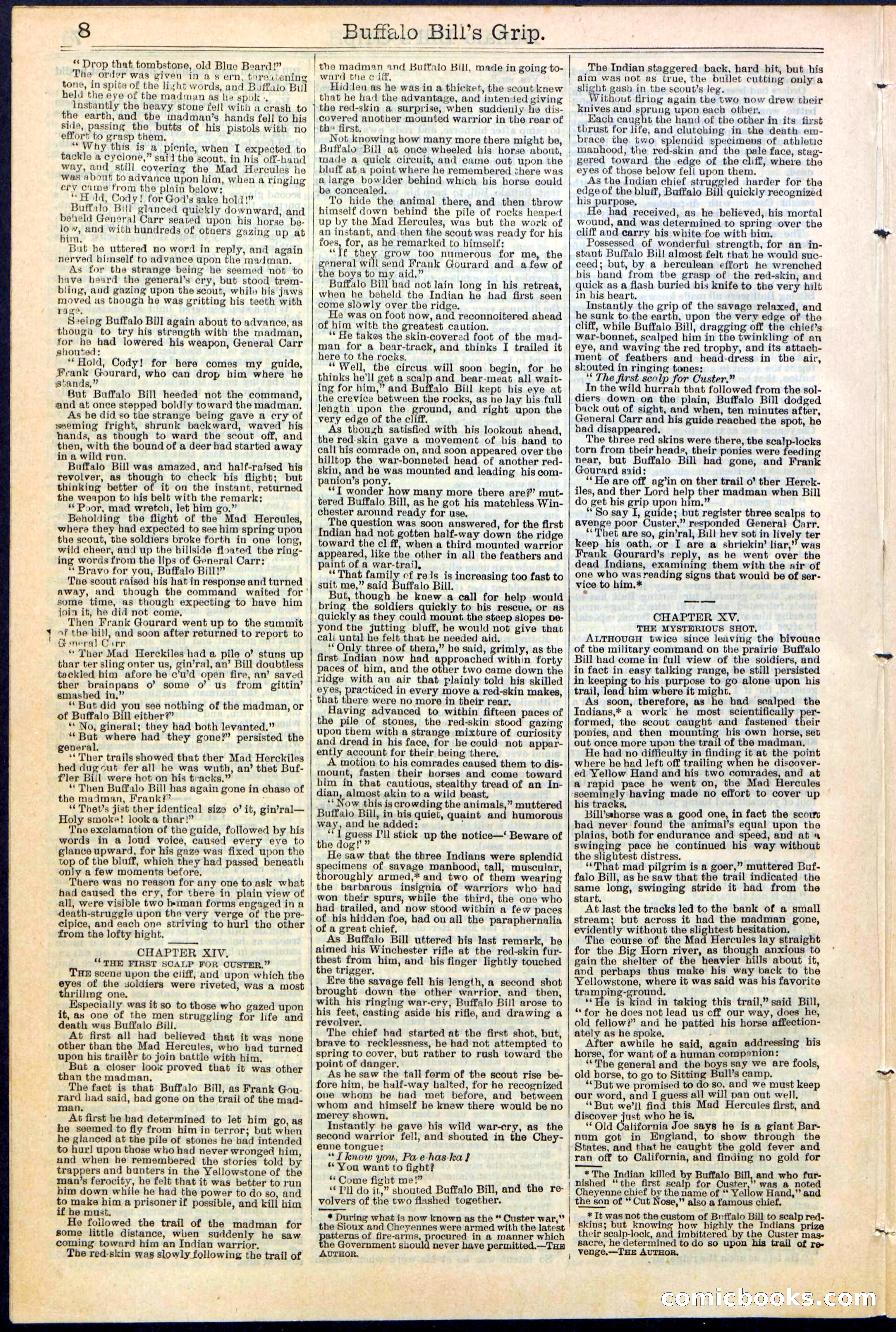 Beadle's Dime Library No. 362 — page 8 of 24