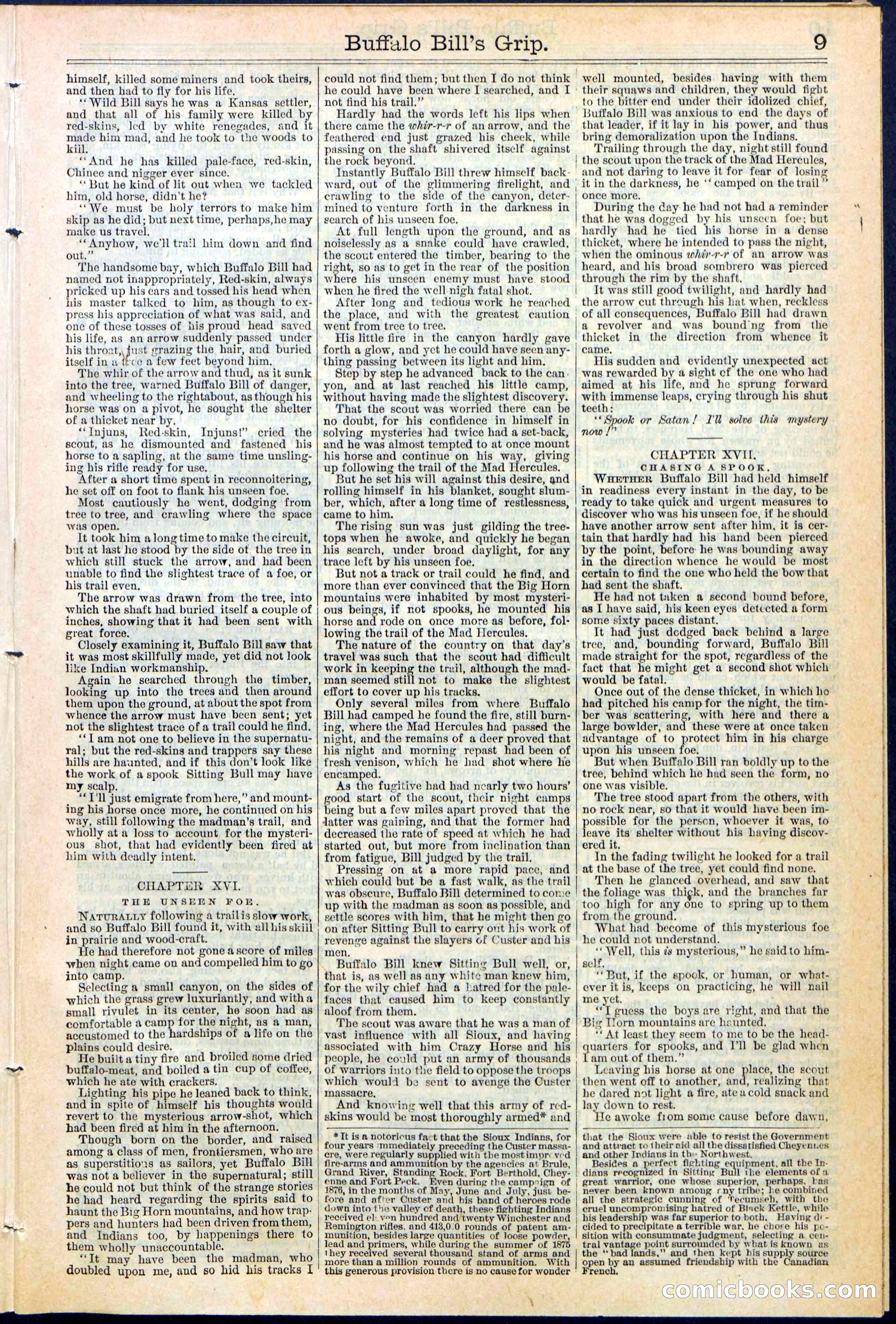 Beadle's Dime Library No. 362 — page 9 of 24