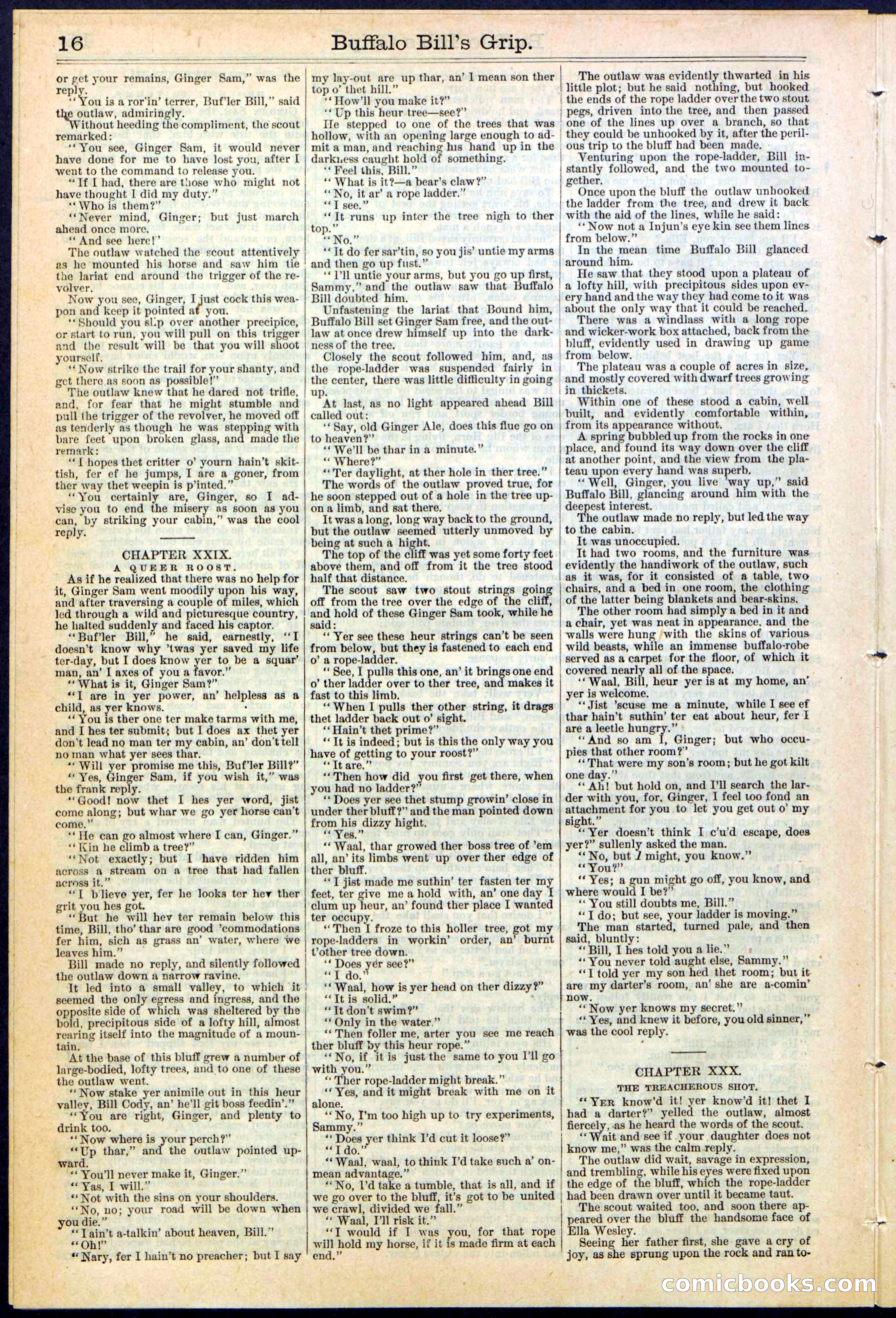 Beadle's Dime Library No. 362 — page 16 of 24