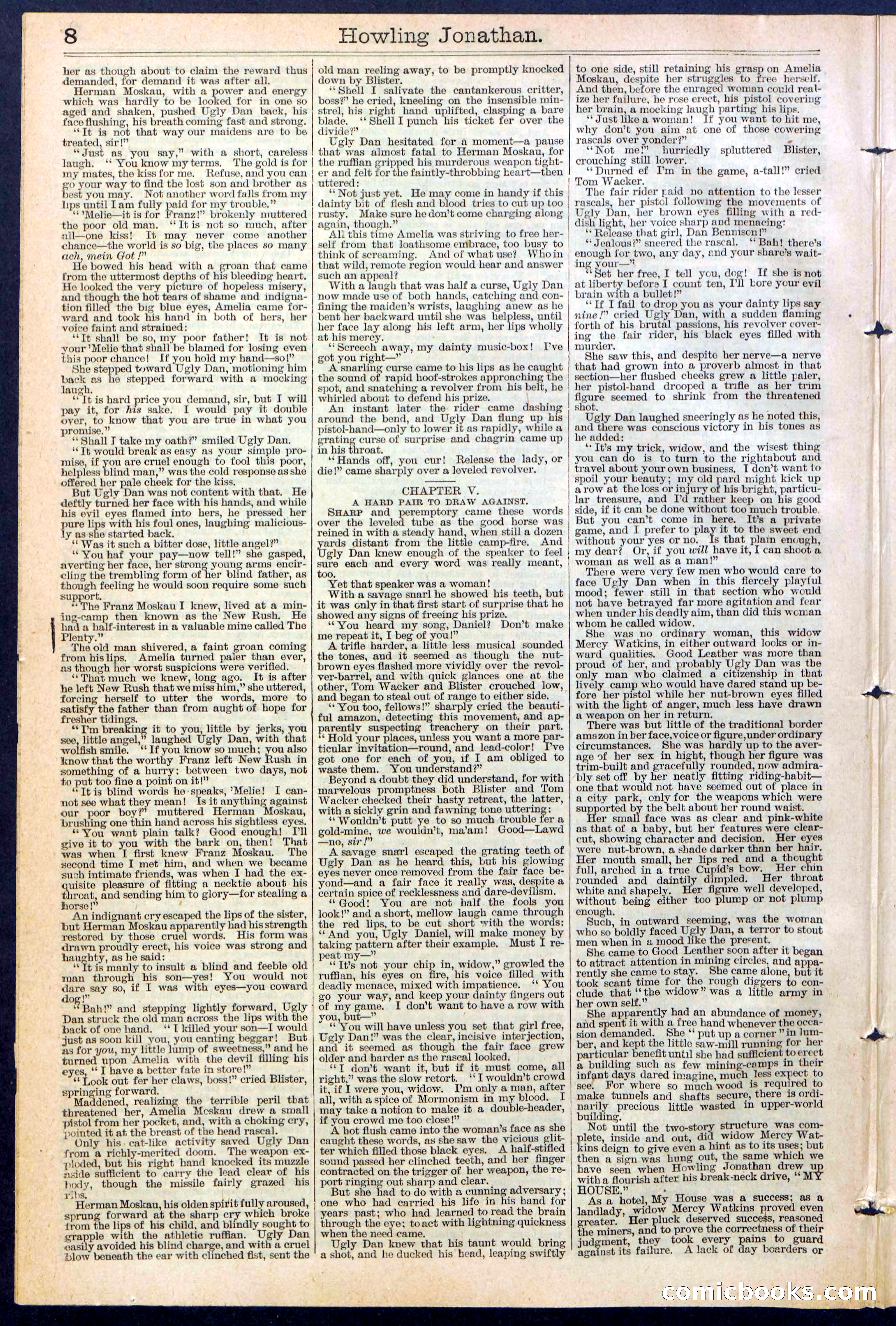 Beadle's New York Dime Library No. 379 — page 8 of 32