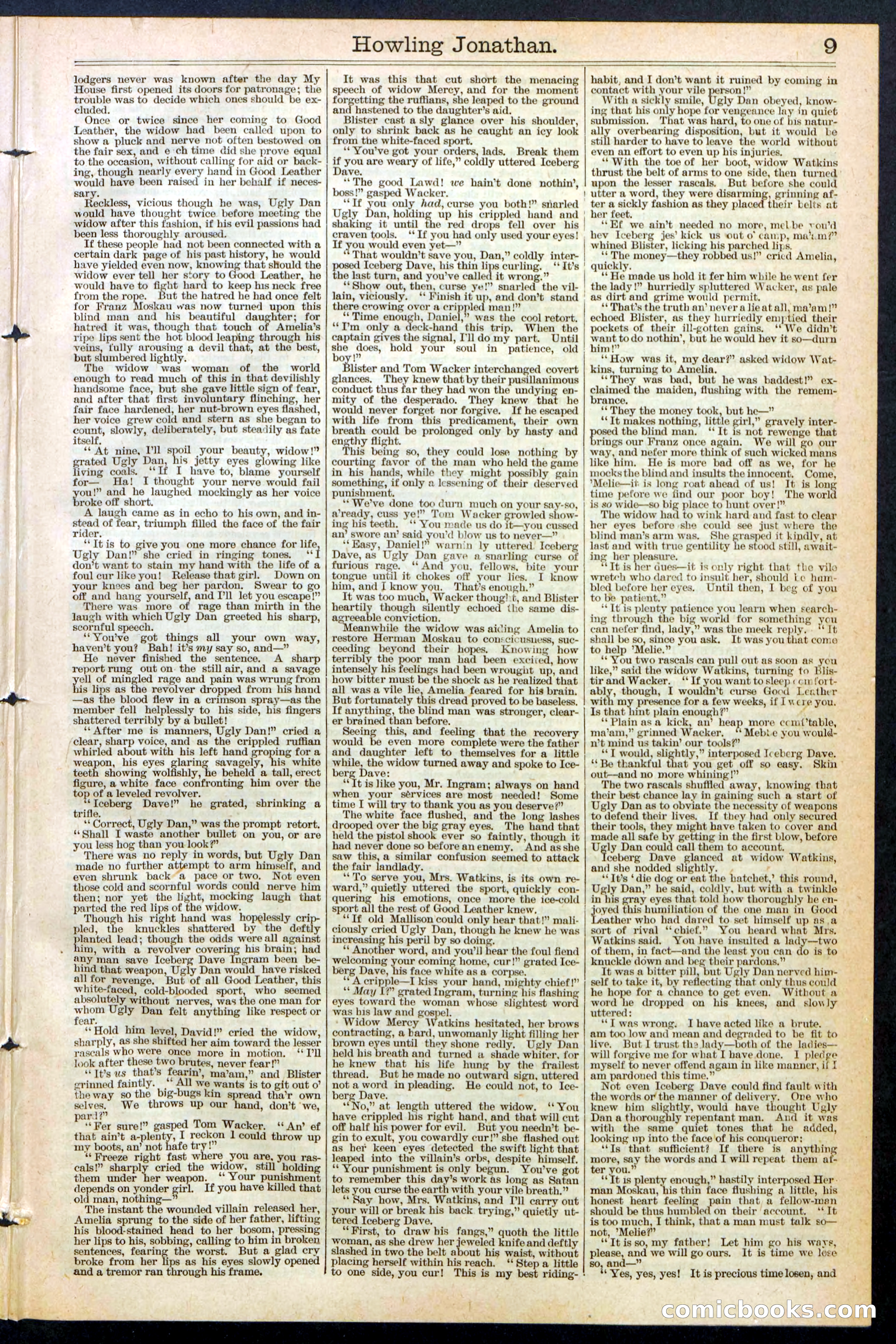 Beadle's New York Dime Library No. 379 — page 9 of 32