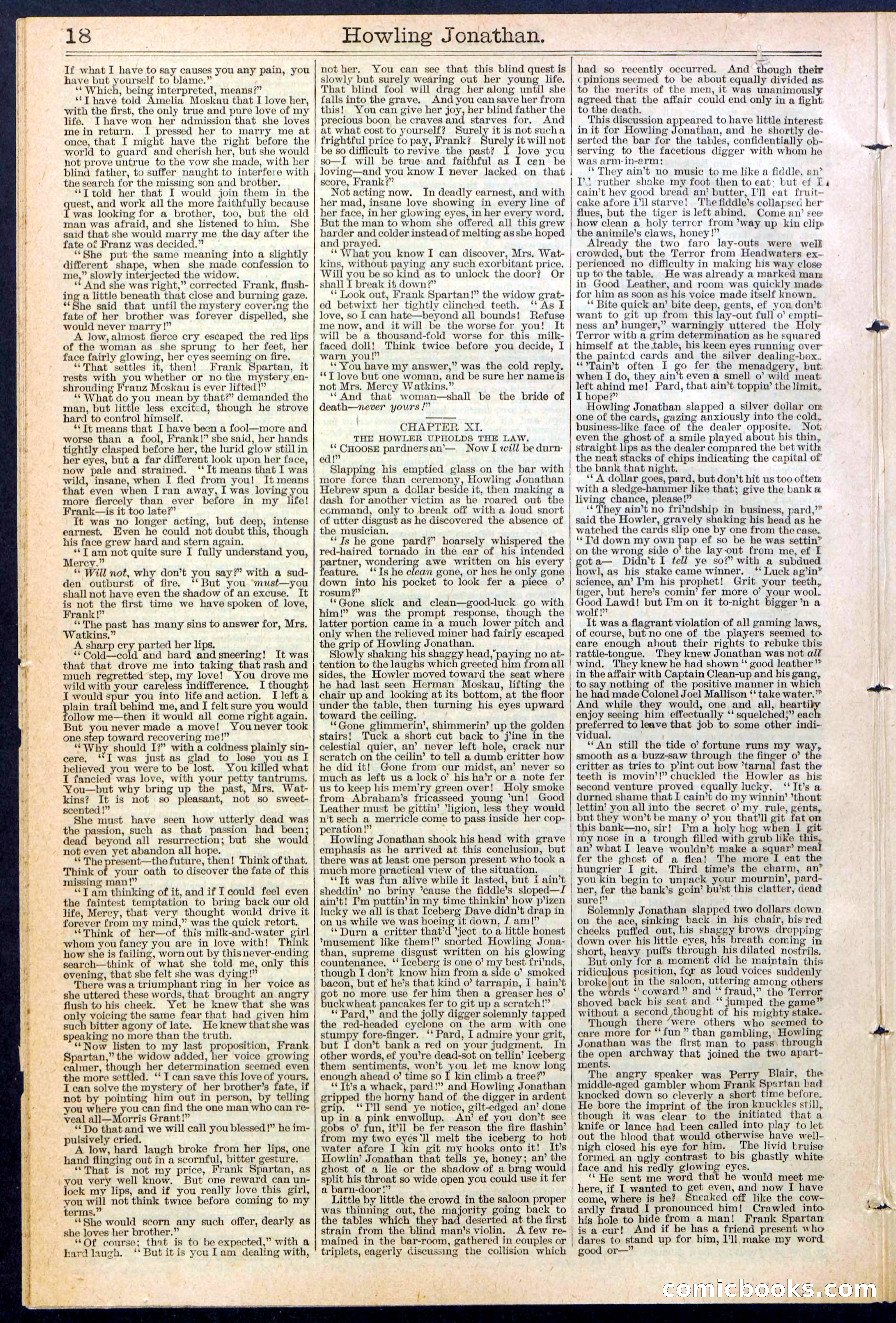 Beadle's New York Dime Library No. 379 — page 18 of 32