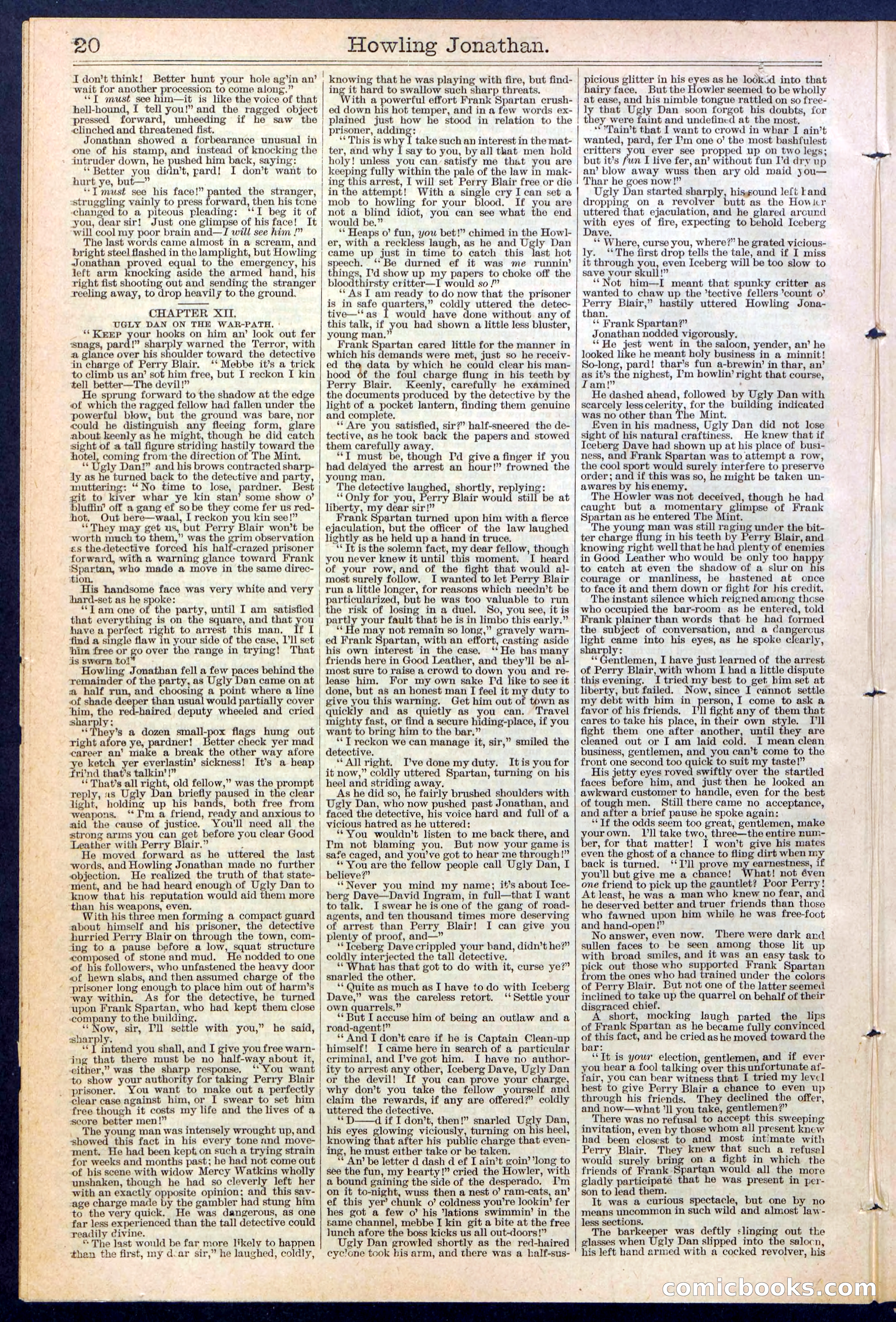 Beadle's New York Dime Library No. 379 — page 20 of 32