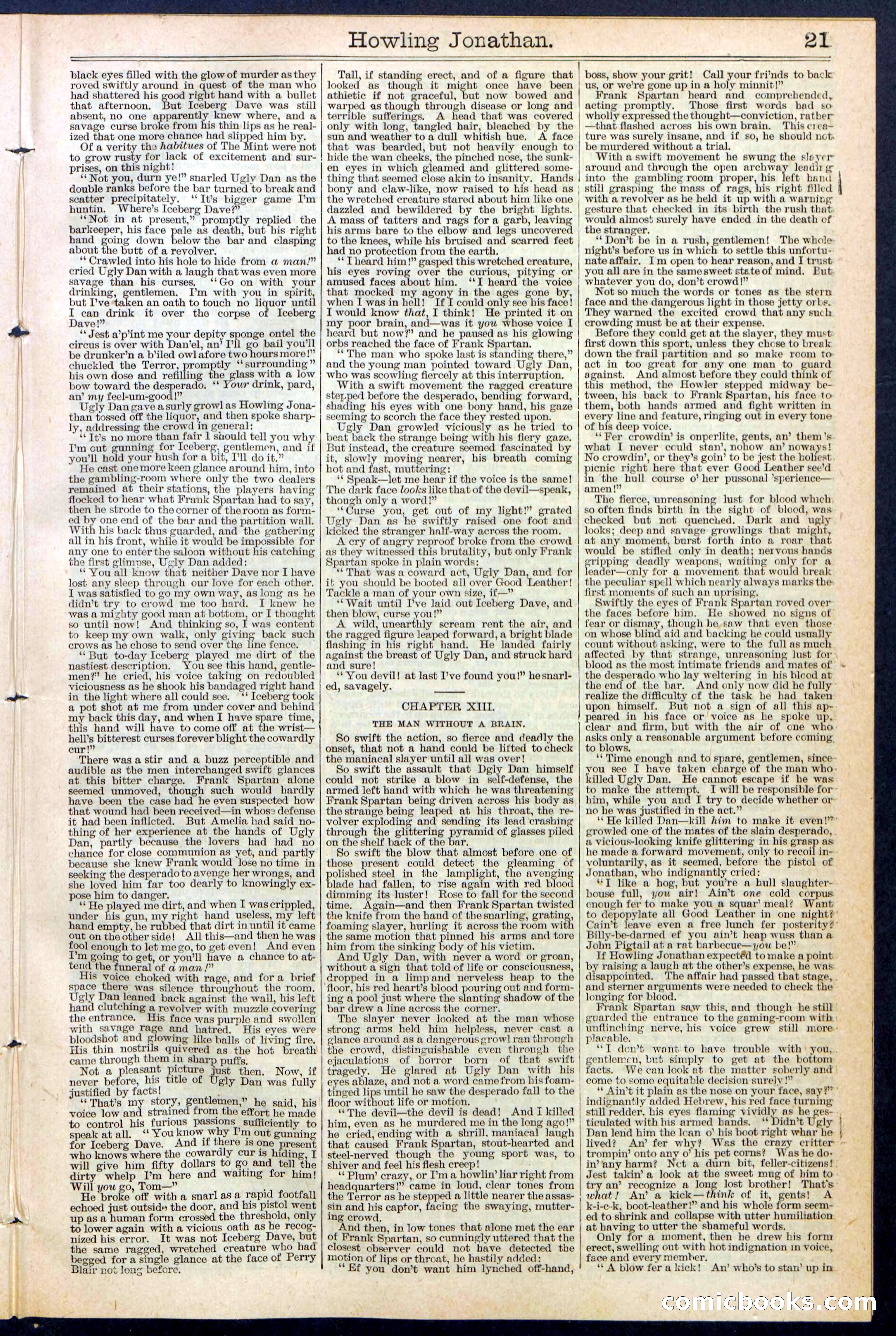 Beadle's New York Dime Library No. 379 — page 21 of 32