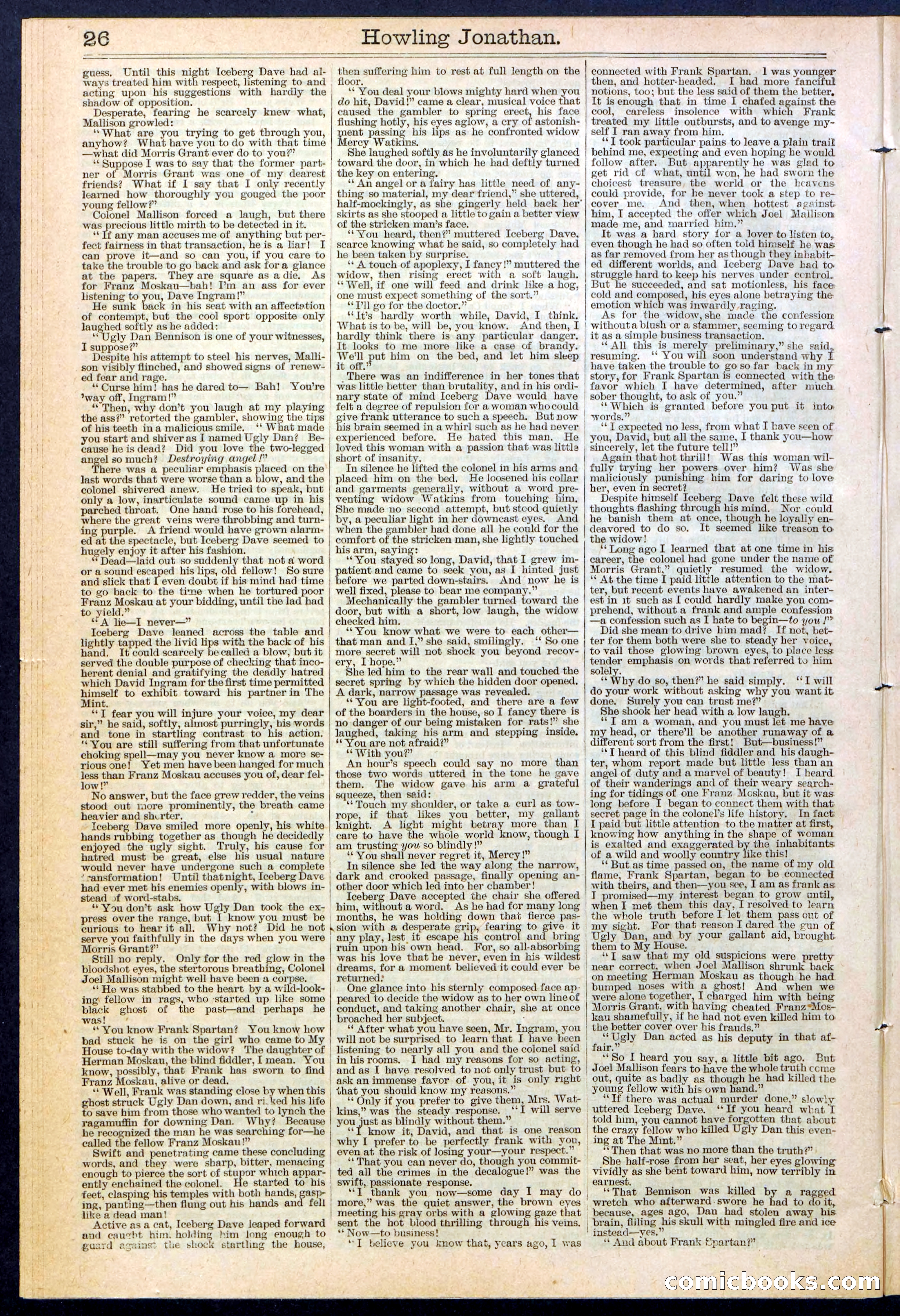 Beadle's New York Dime Library No. 379 — page 26 of 32