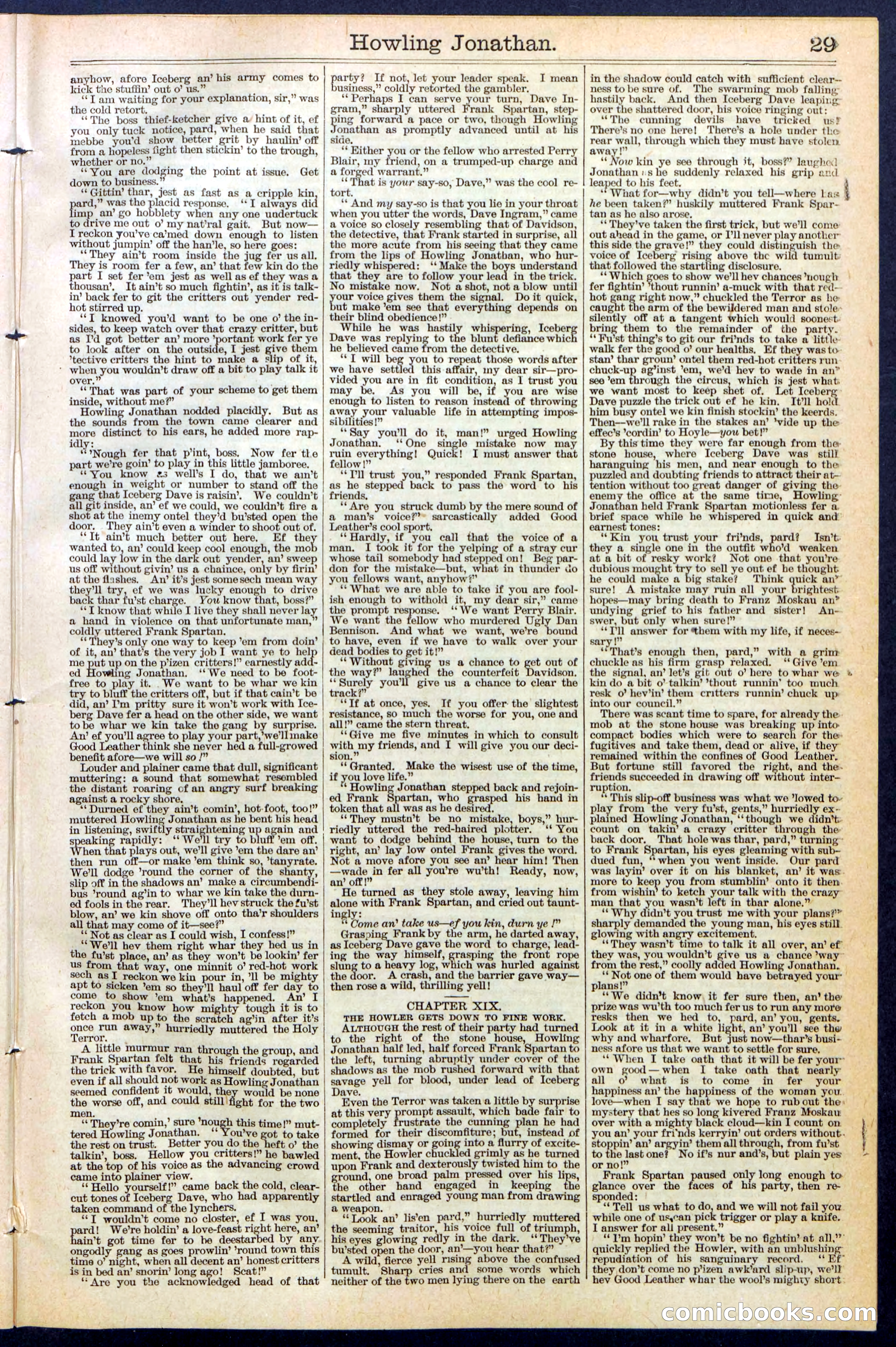Beadle's New York Dime Library No. 379 — page 29 of 32