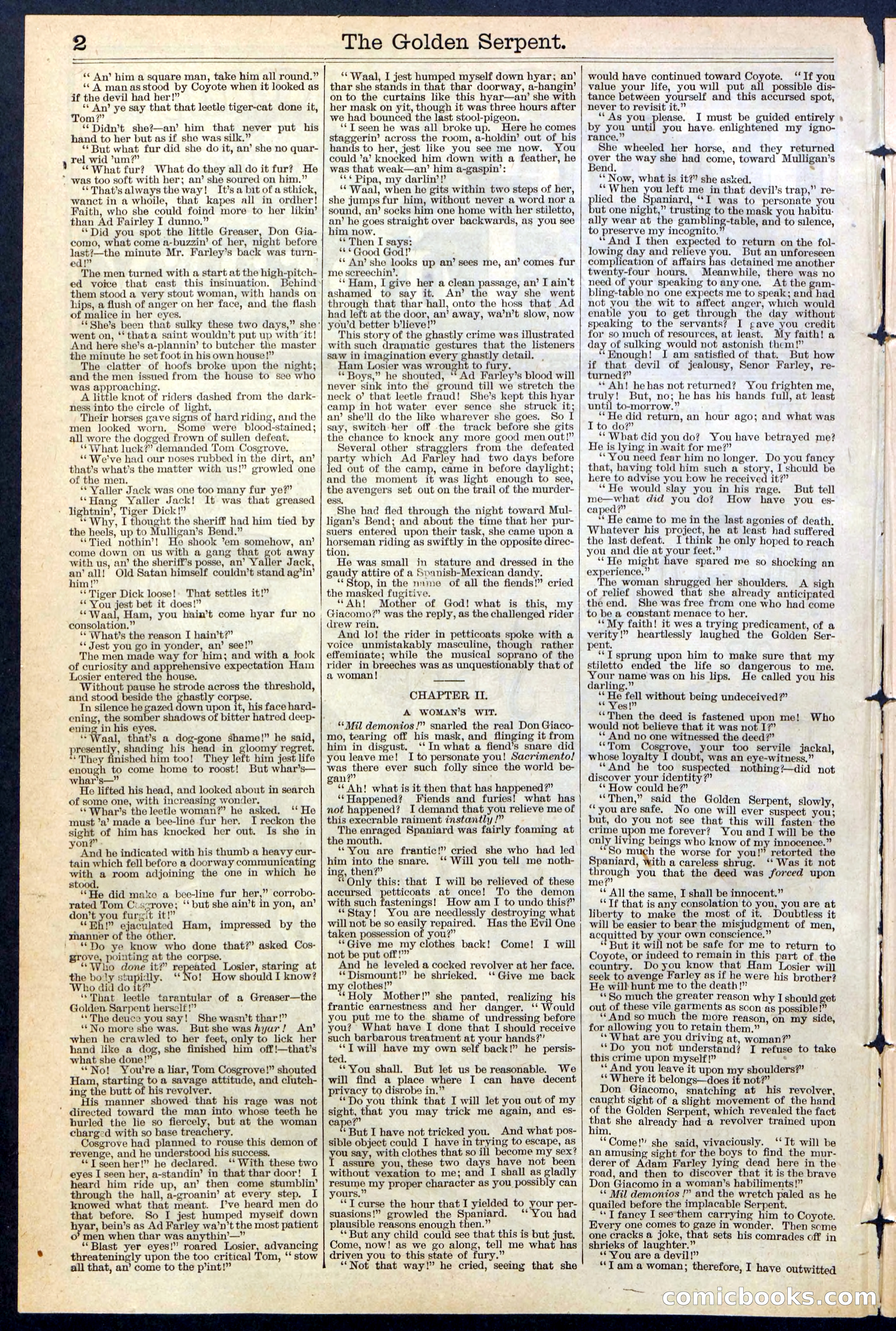 Beadle's New York Dime Library No. 380 — page 2 of 32