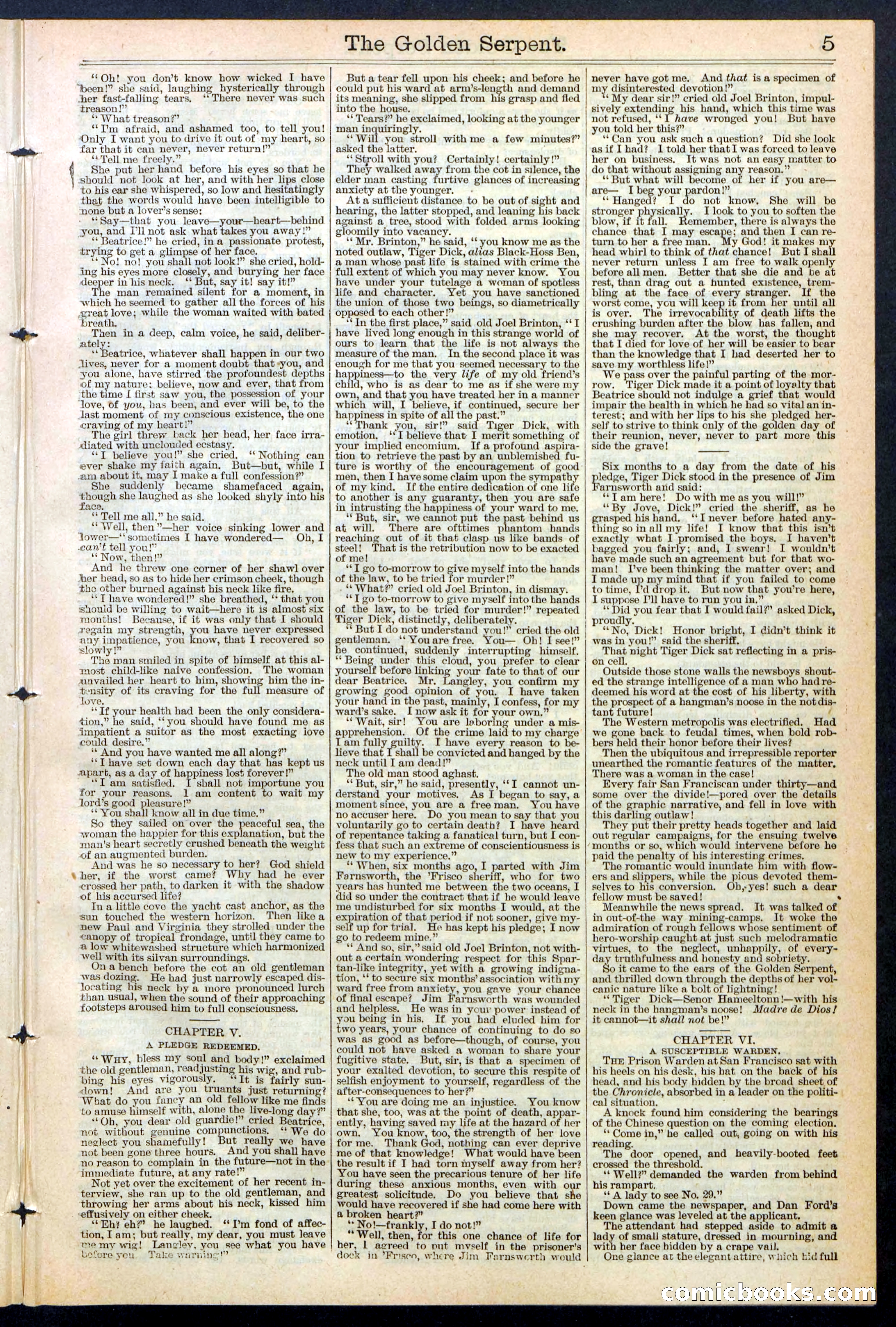 Beadle's New York Dime Library No. 380 — page 5 of 32