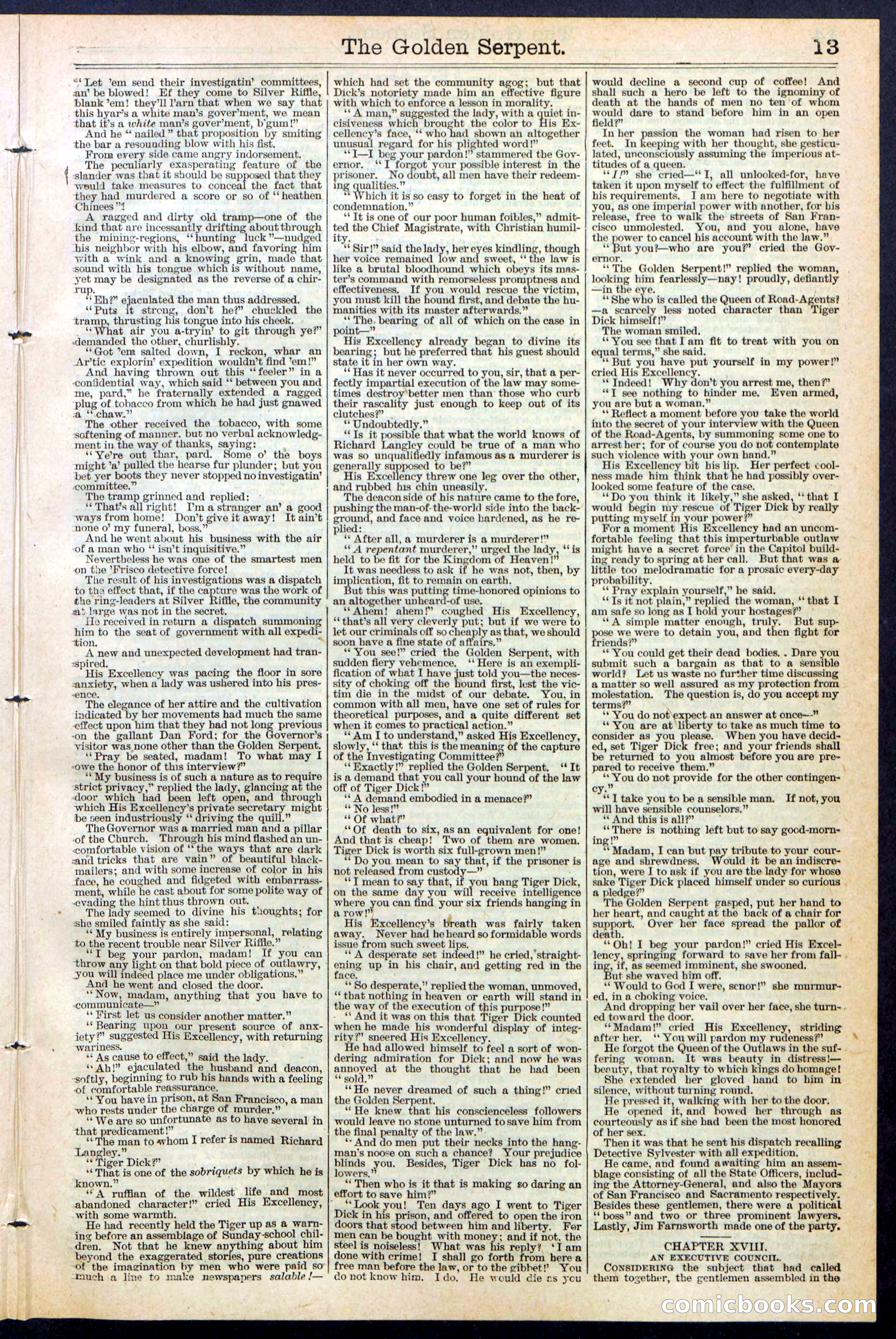 Beadle's New York Dime Library No. 380 — page 13 of 32