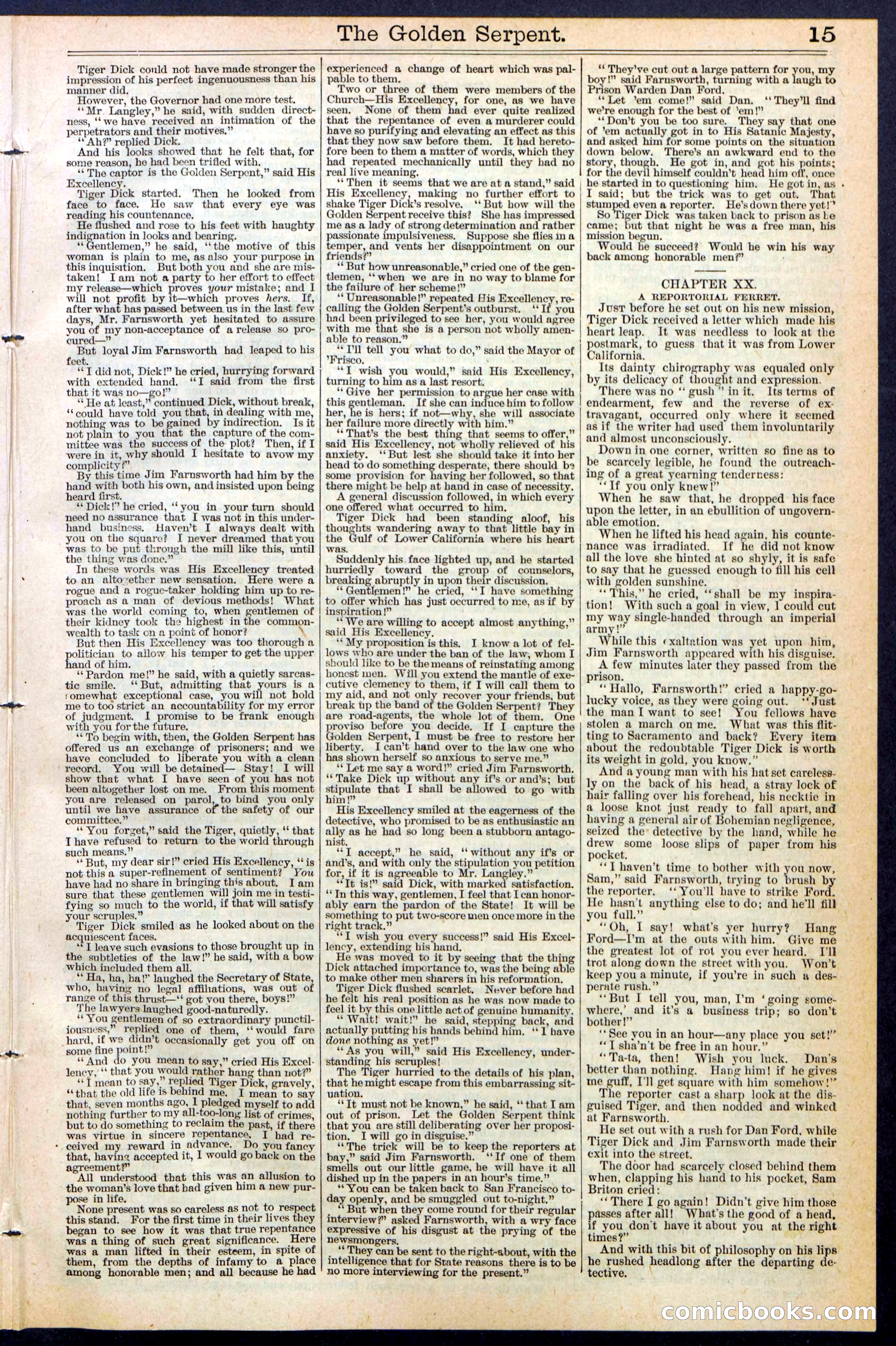 Beadle's New York Dime Library No. 380 — page 15 of 32