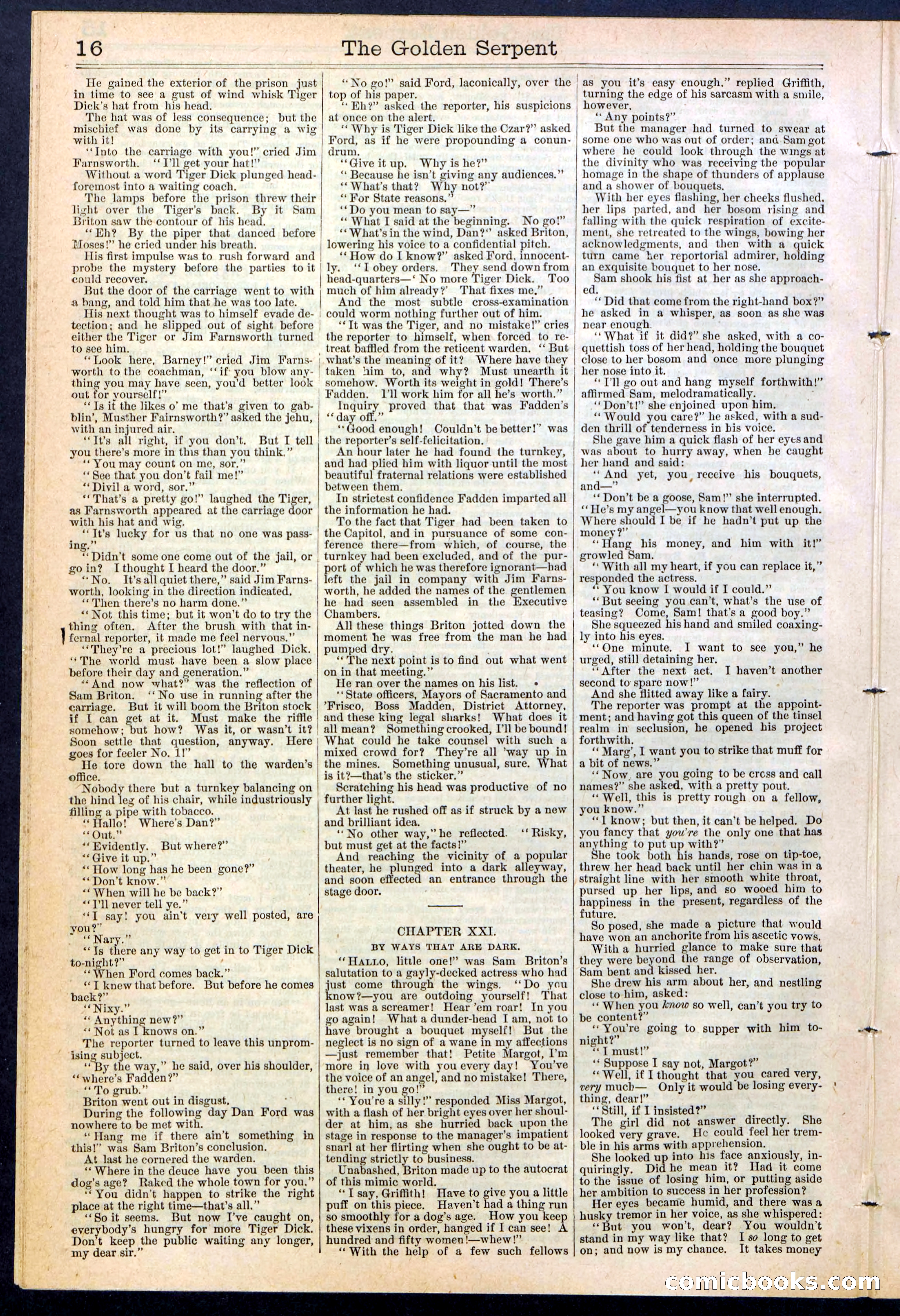 Beadle's New York Dime Library No. 380 — page 16 of 32