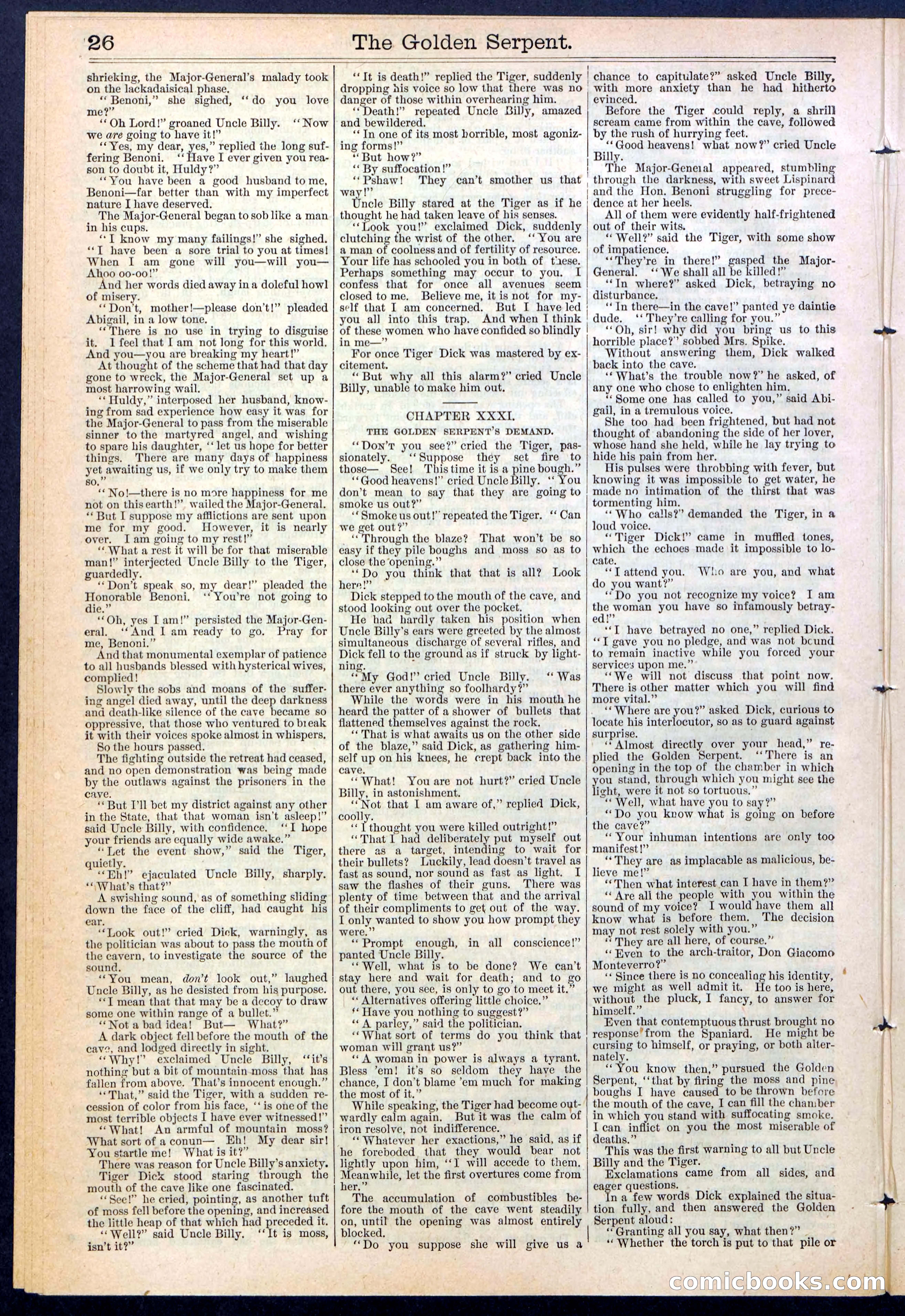 Beadle's New York Dime Library No. 380 — page 26 of 32