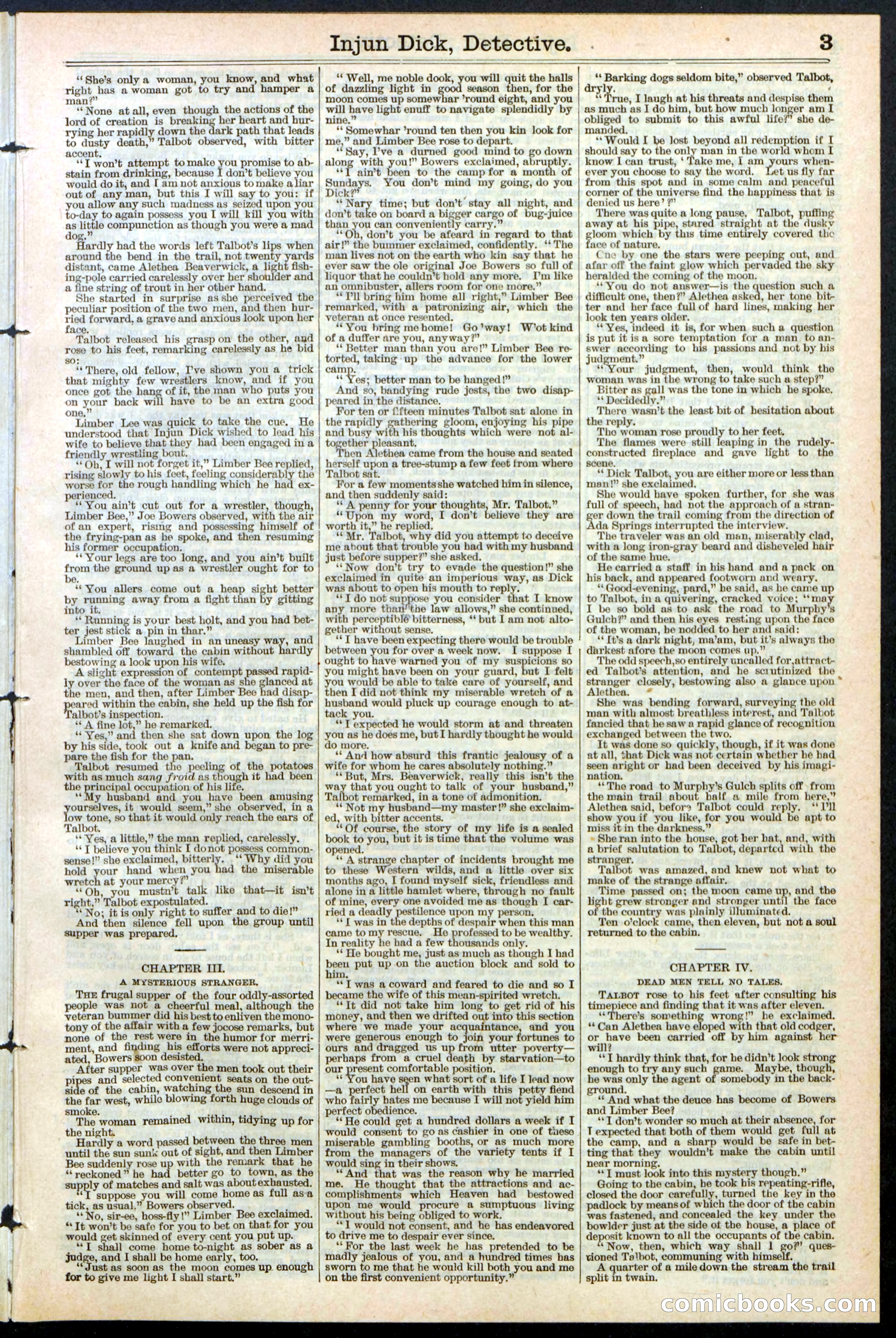 Beadle's Dime Library No. 384 — page 3 of 32