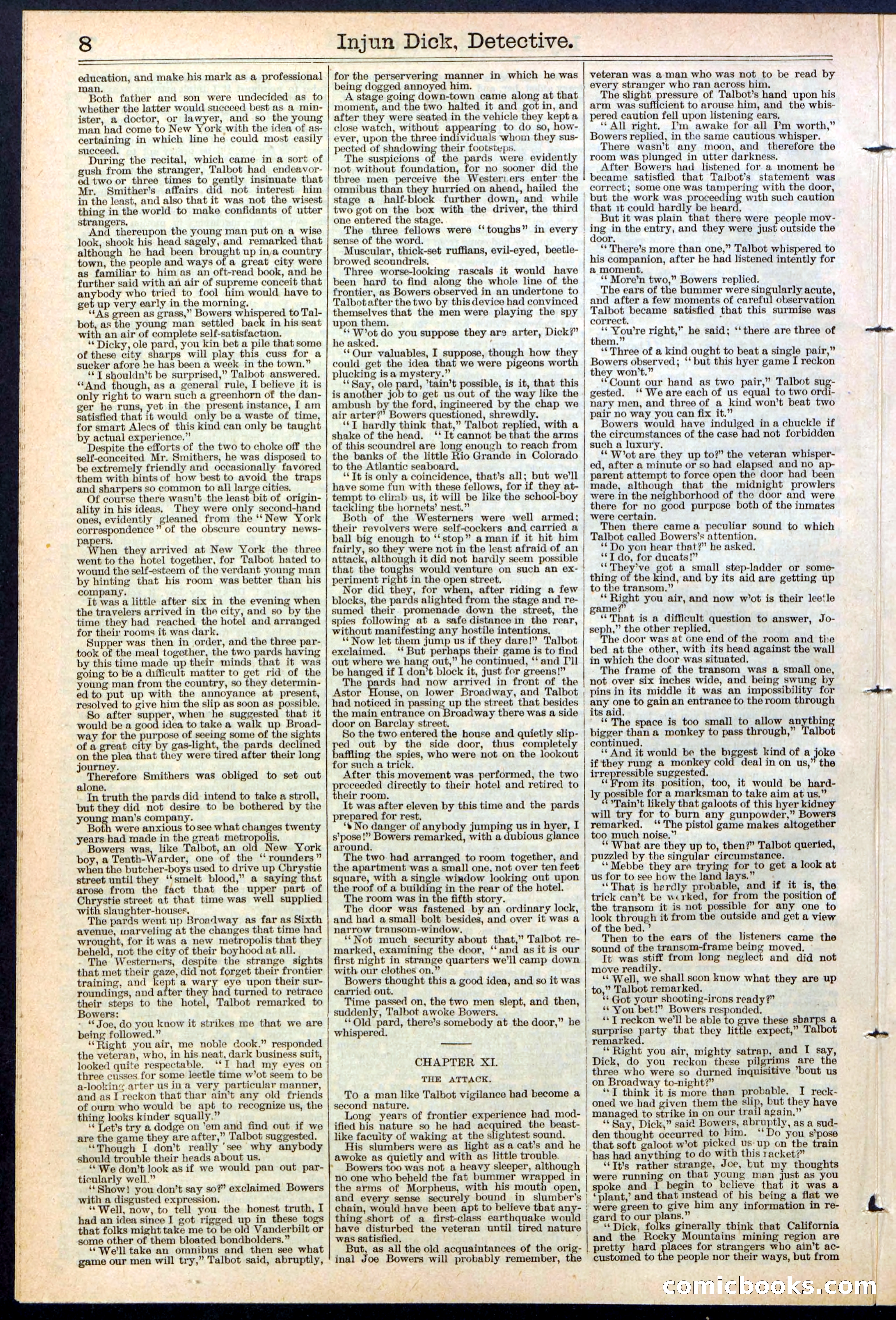 Beadle's Dime Library No. 384 — page 8 of 32