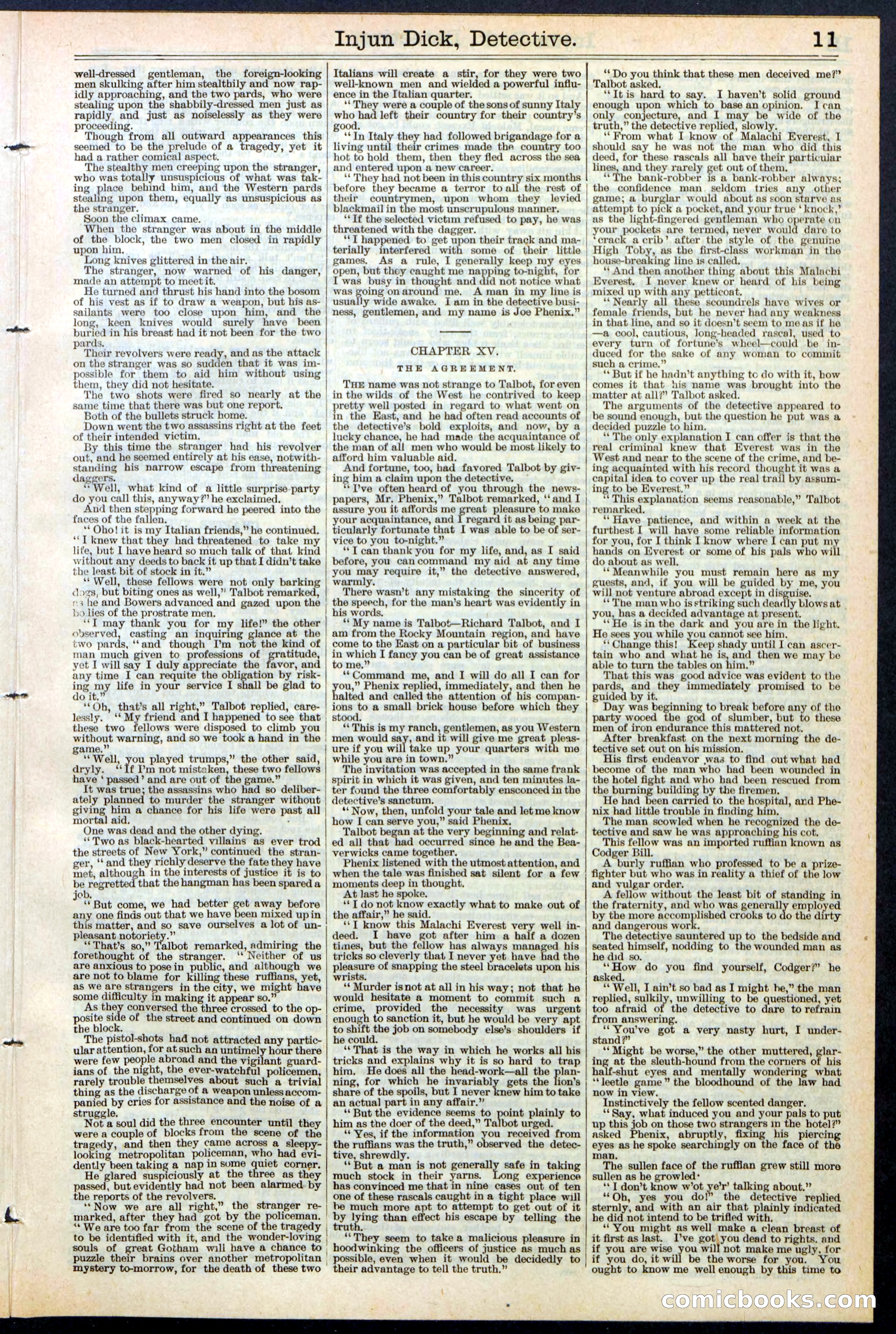 Beadle's Dime Library No. 384 — page 11 of 32