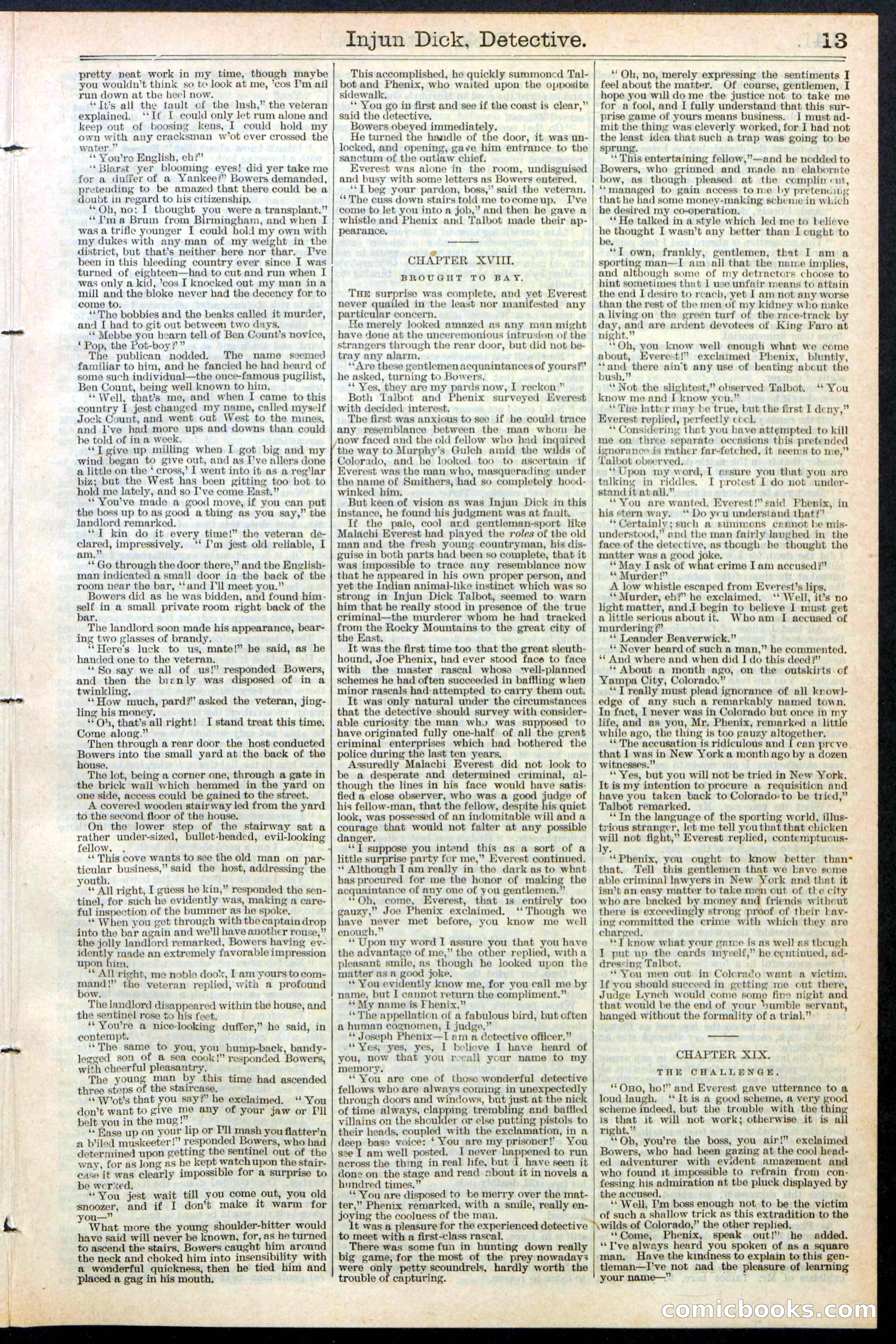 Beadle's Dime Library No. 384 — page 13 of 32