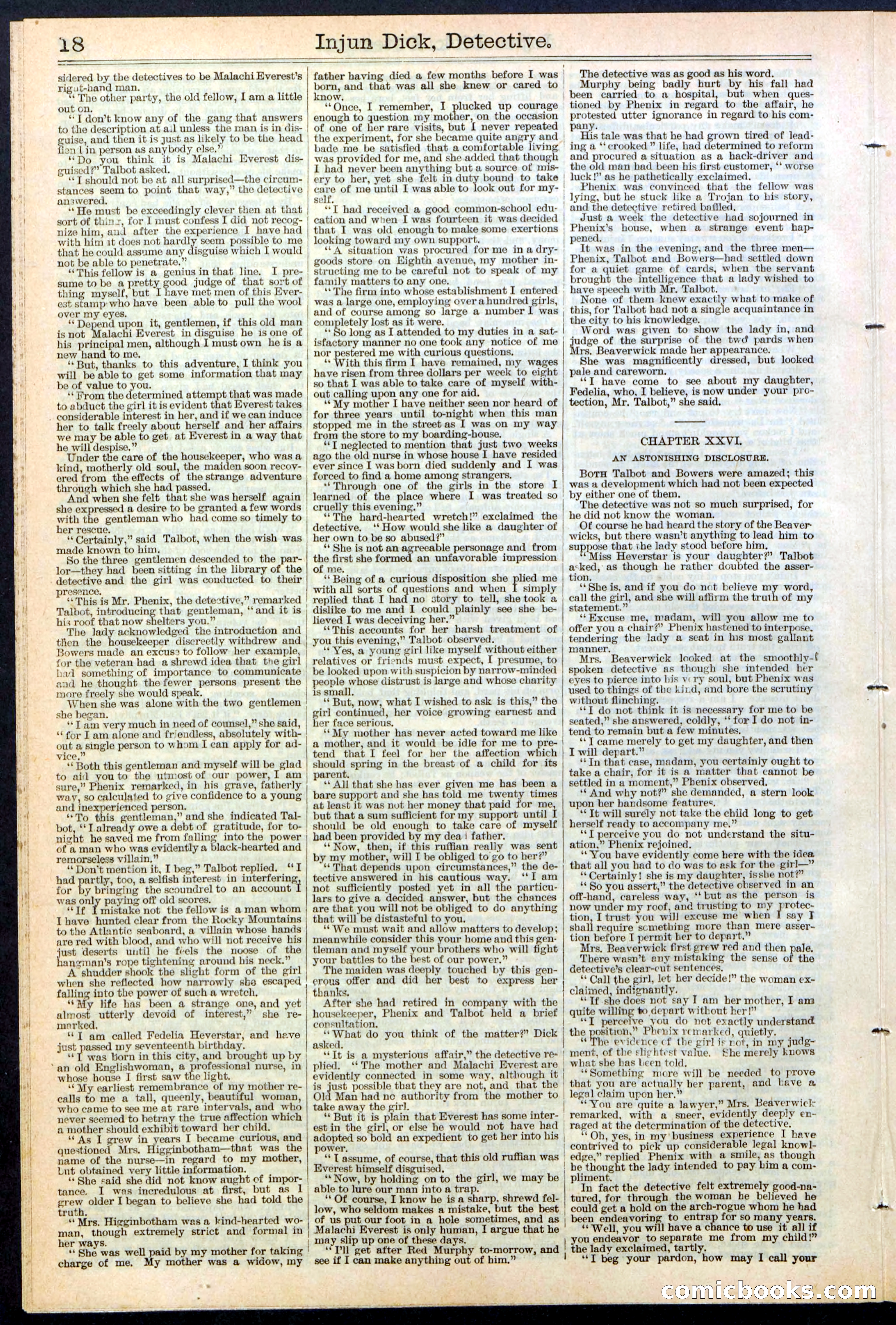 Beadle's Dime Library No. 384 — page 18 of 32