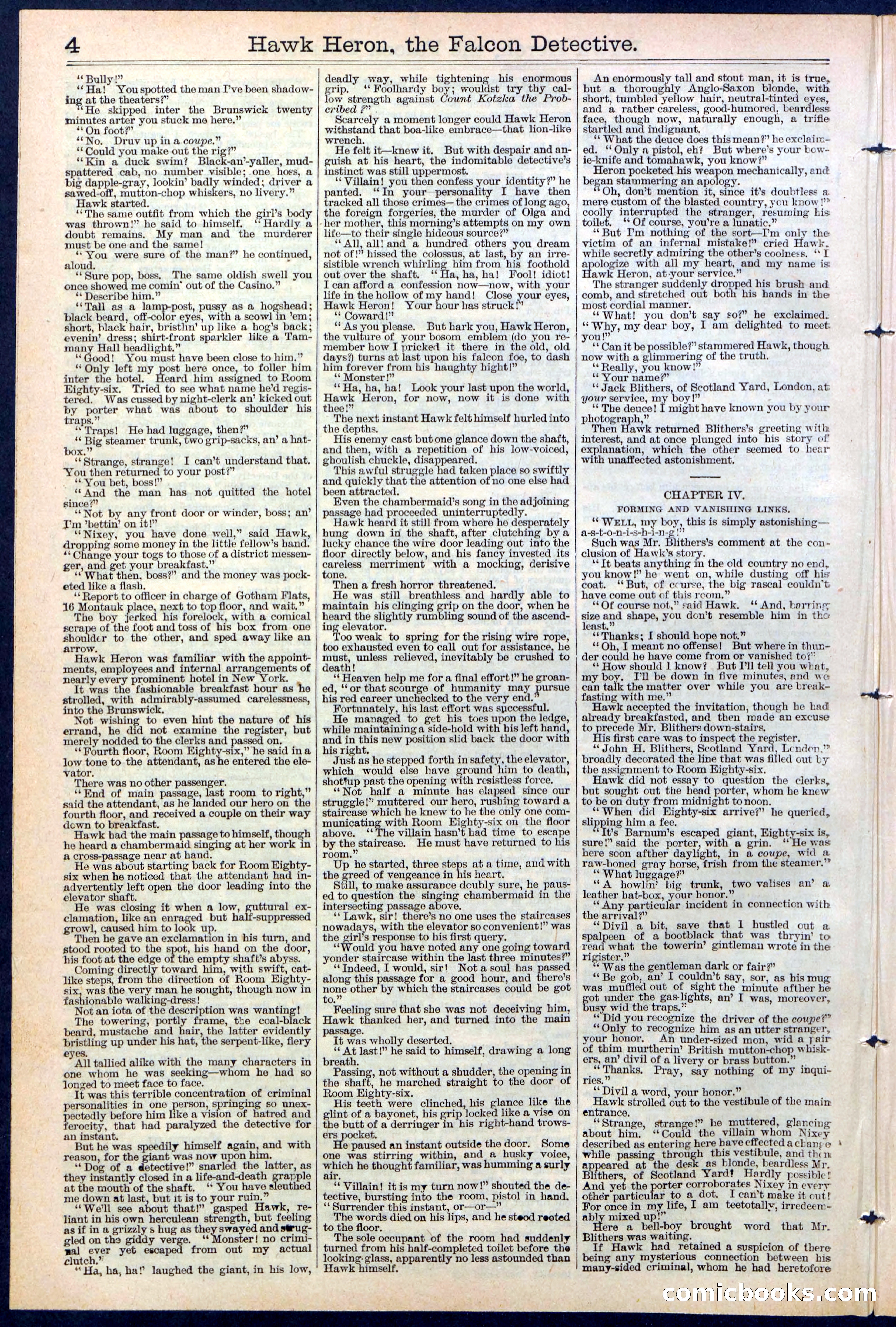 Beadle's Dime Library No. 386 — page 4 of 32