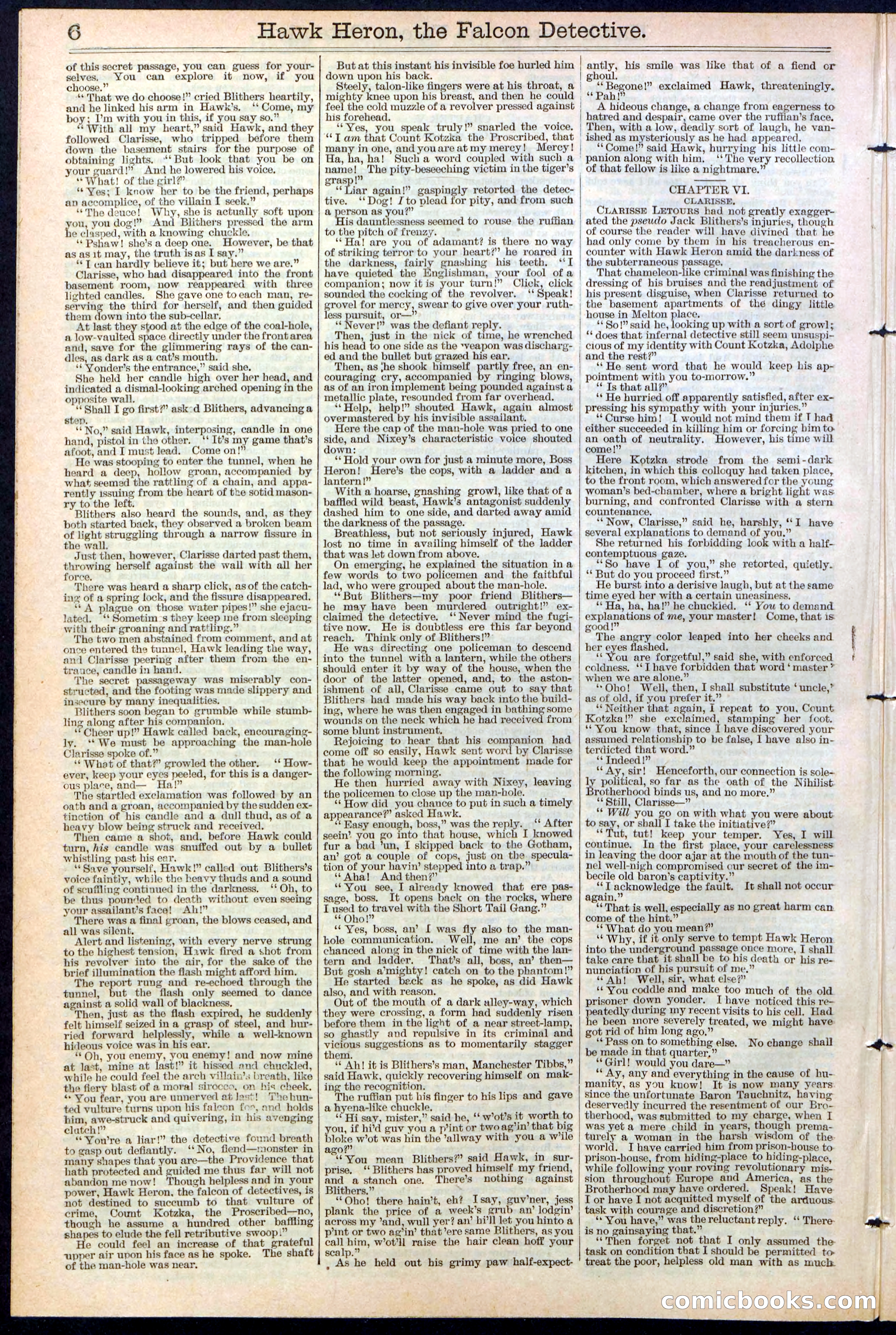 Beadle's Dime Library No. 386 — page 6 of 32