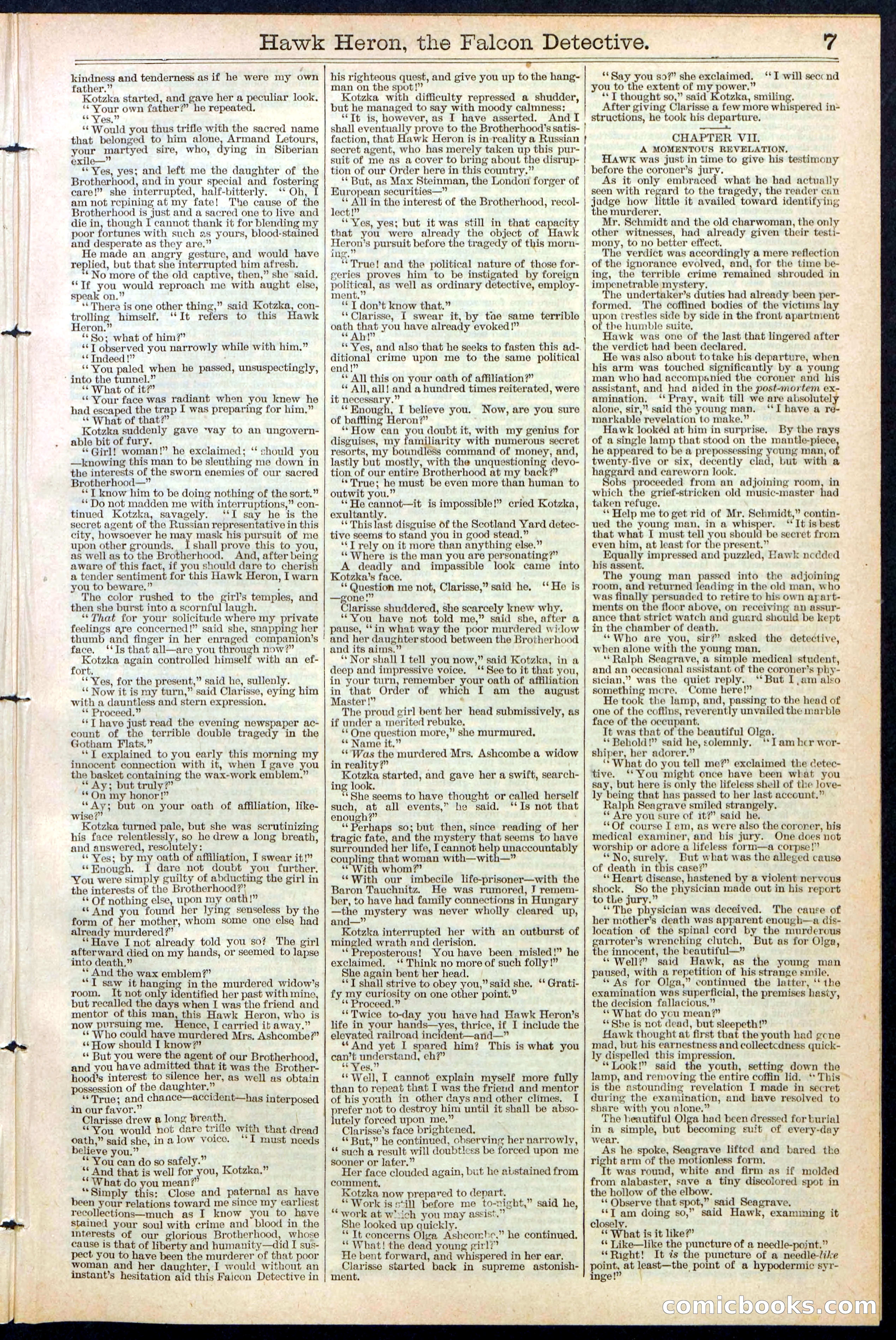 Beadle's Dime Library No. 386 — page 7 of 32
