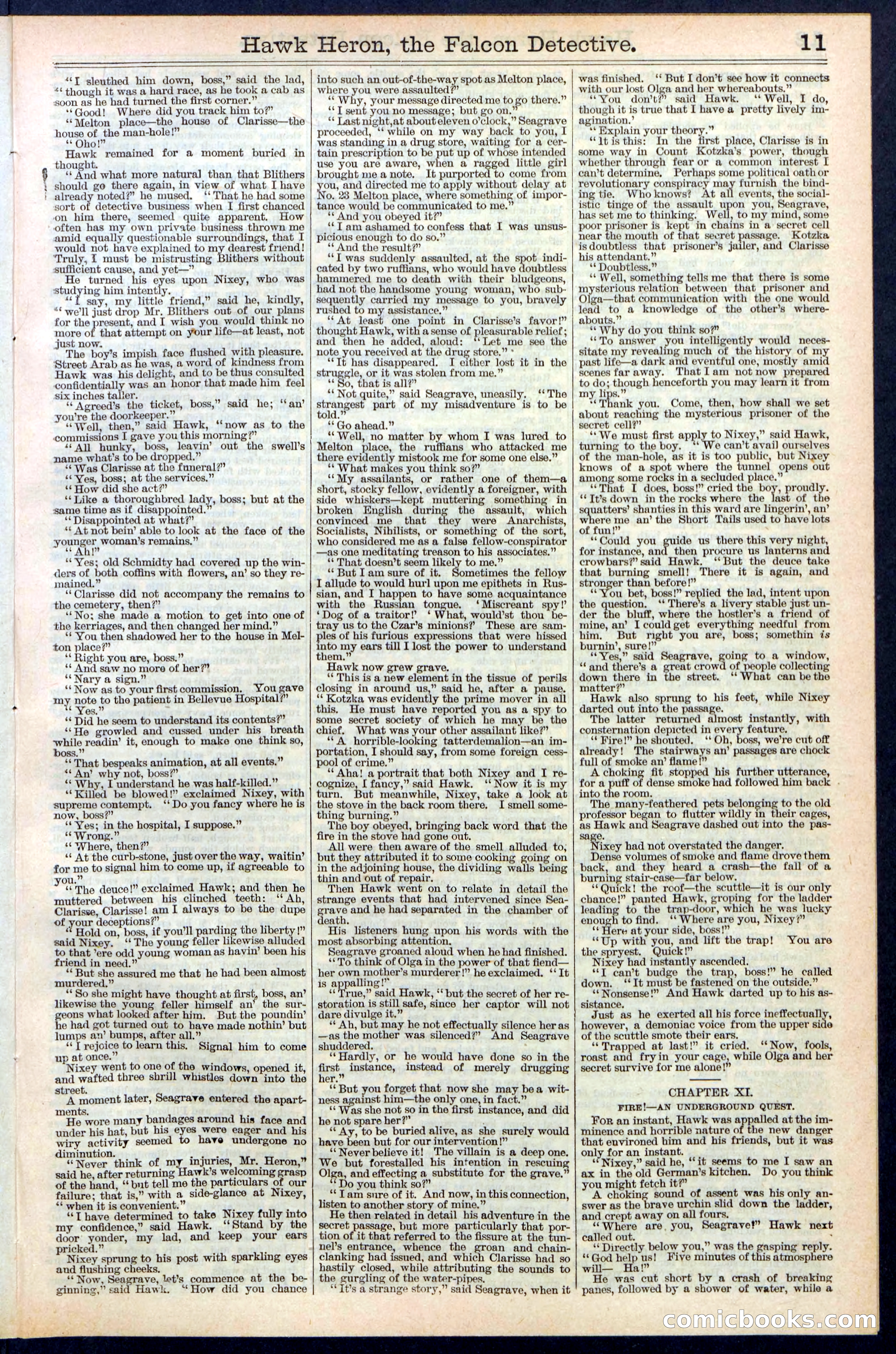 Beadle's Dime Library No. 386 — page 11 of 32