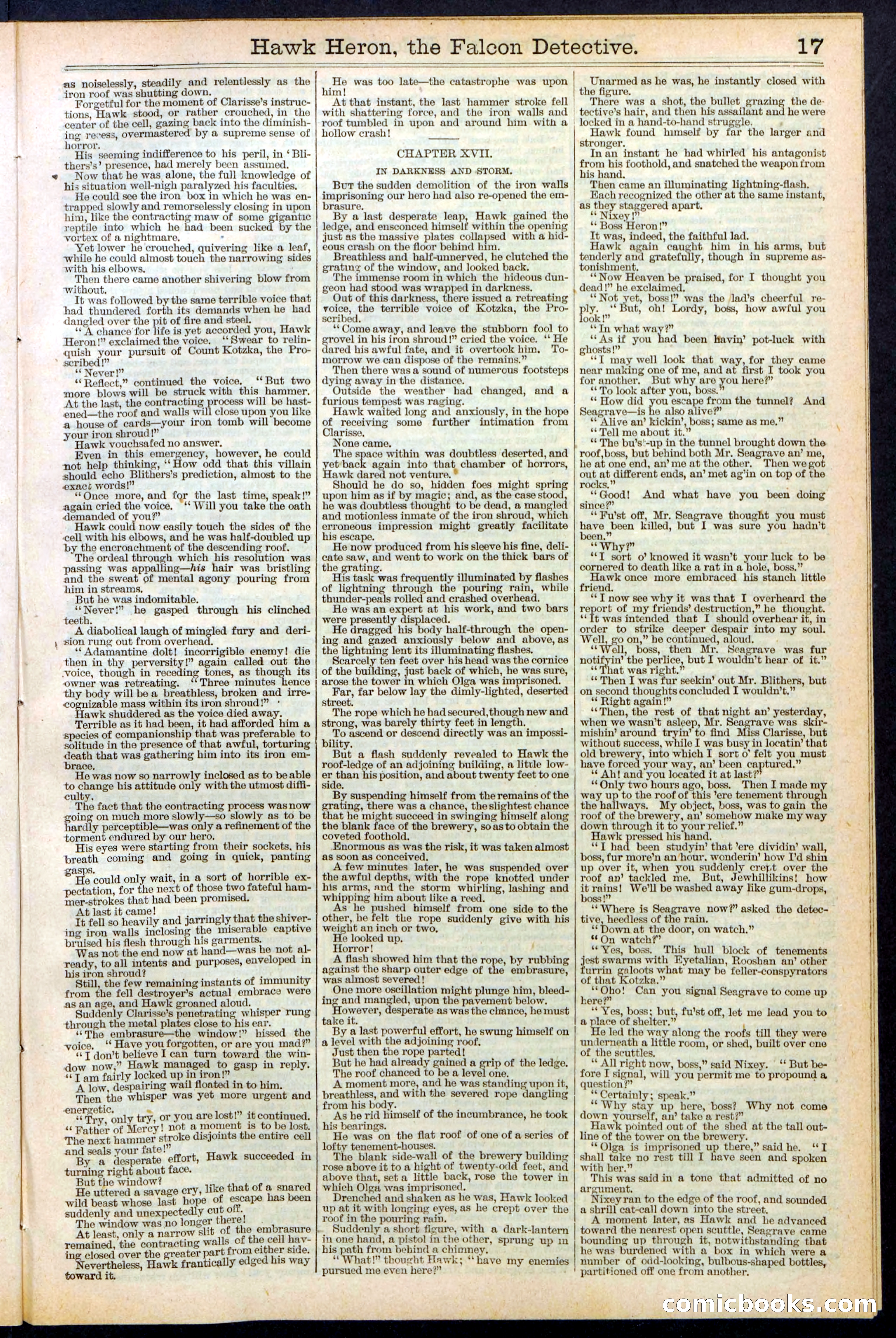 Beadle's Dime Library No. 386 — page 17 of 32