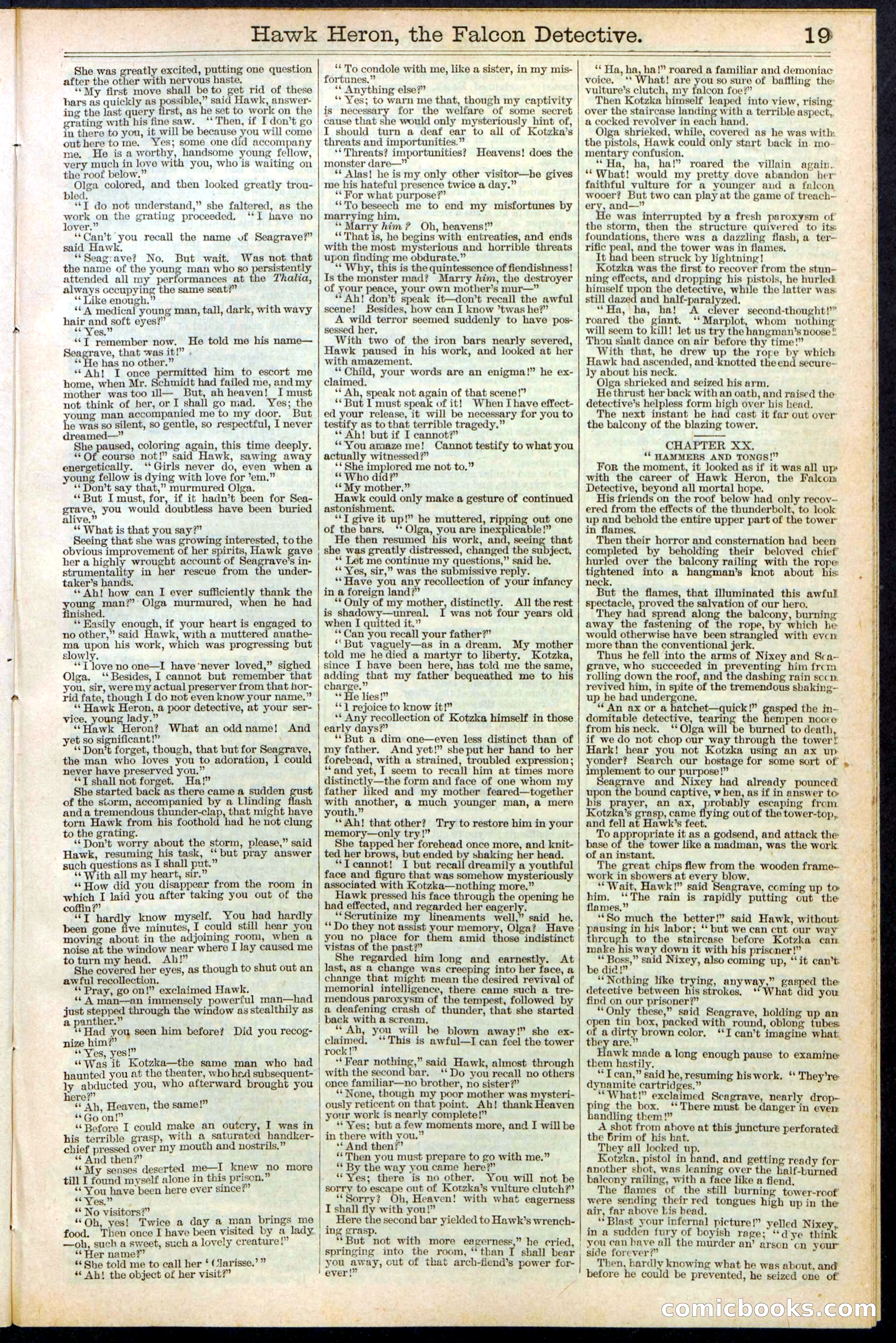 Beadle's Dime Library No. 386 — page 19 of 32