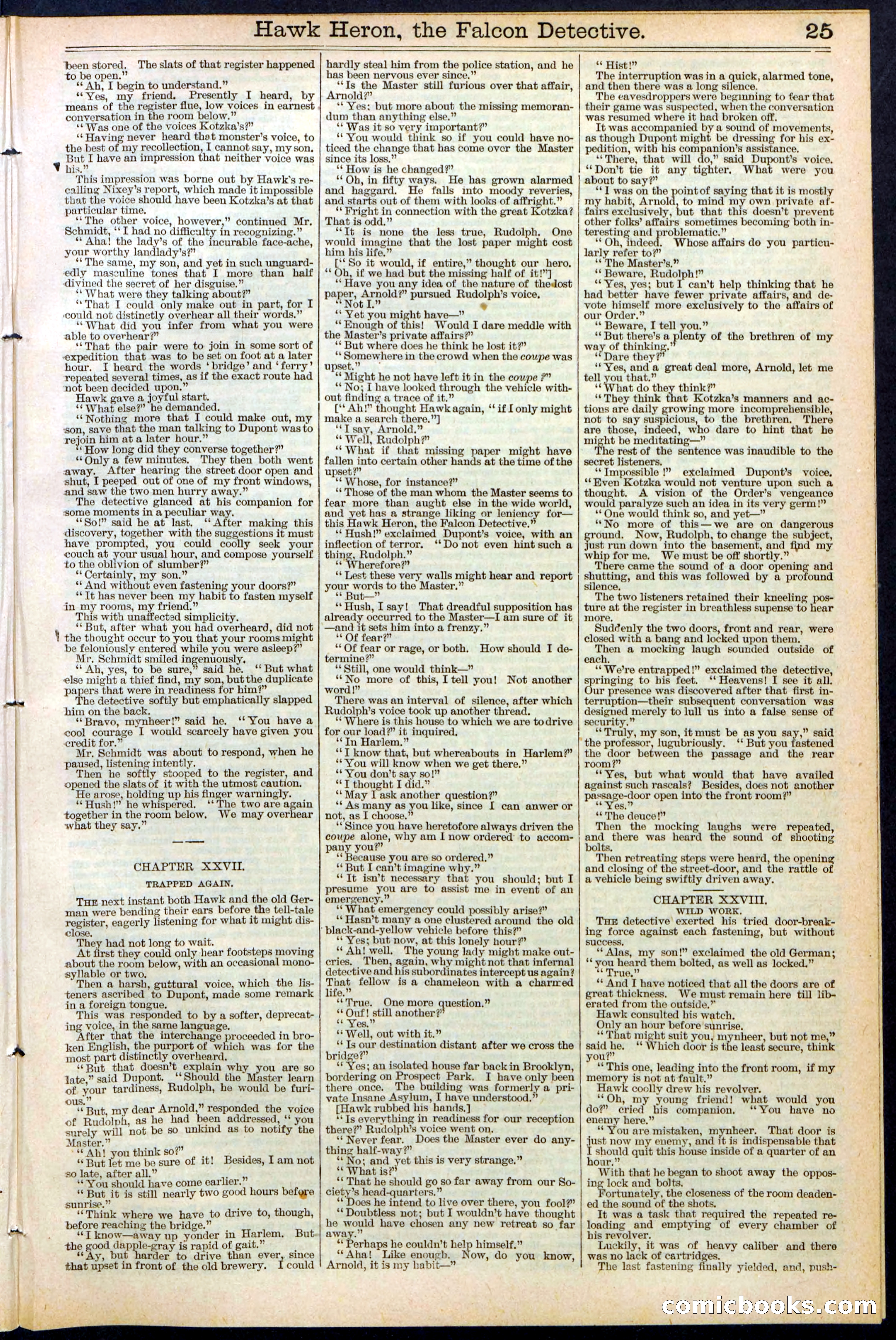 Beadle's Dime Library No. 386 — page 25 of 32