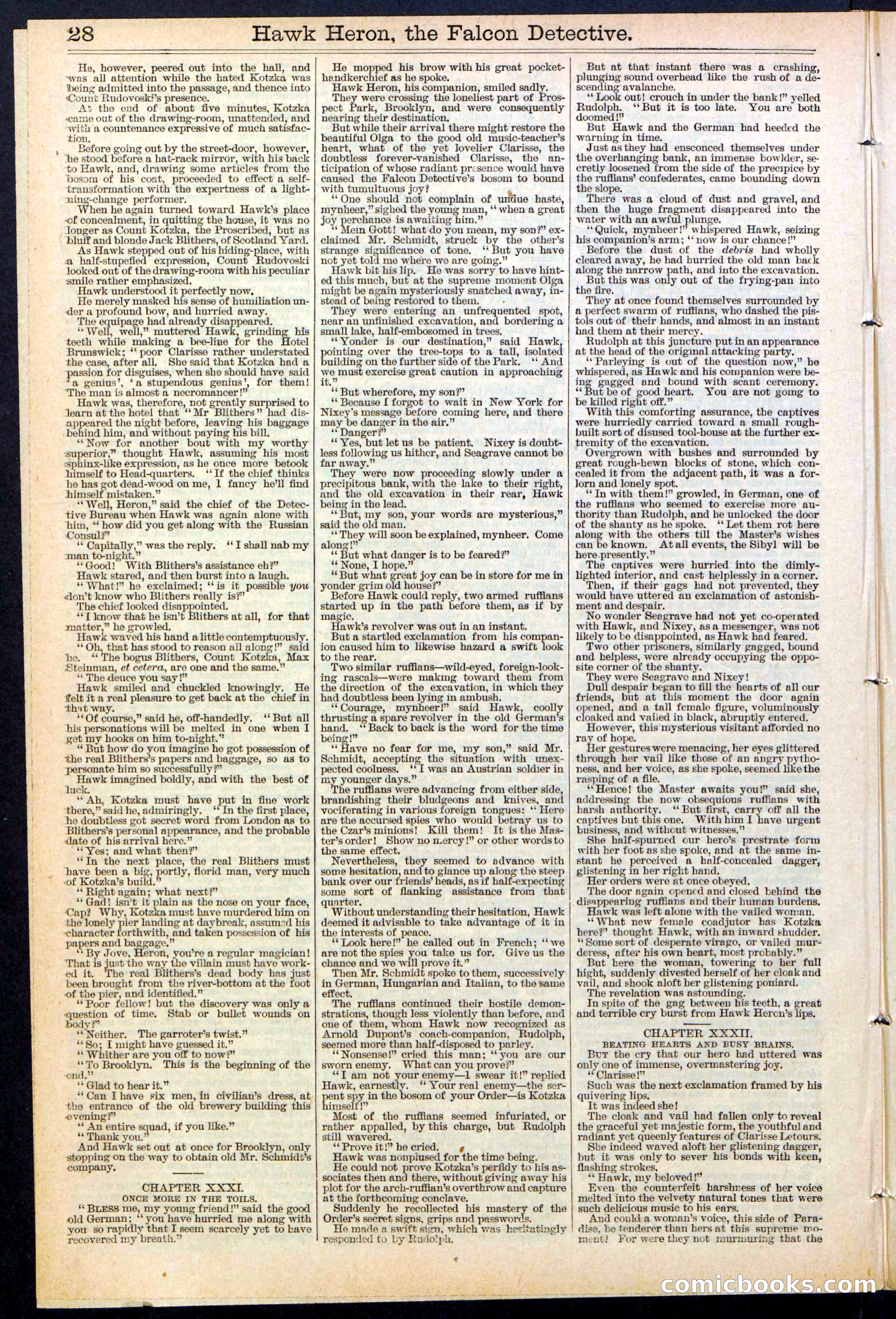 Beadle's Dime Library No. 386 — page 28 of 32