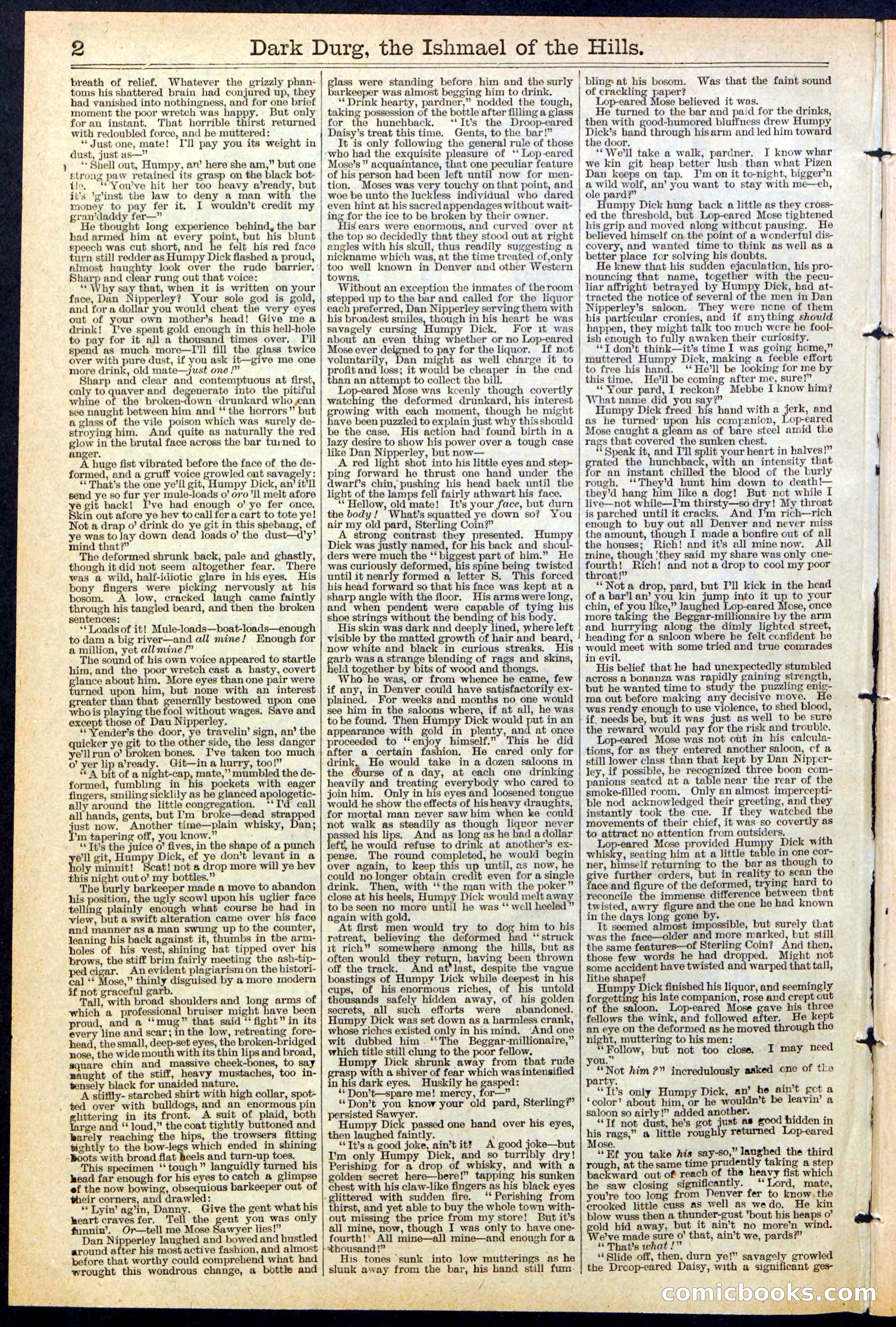 Beadle's Dime Library No. 387 — page 2 of 32