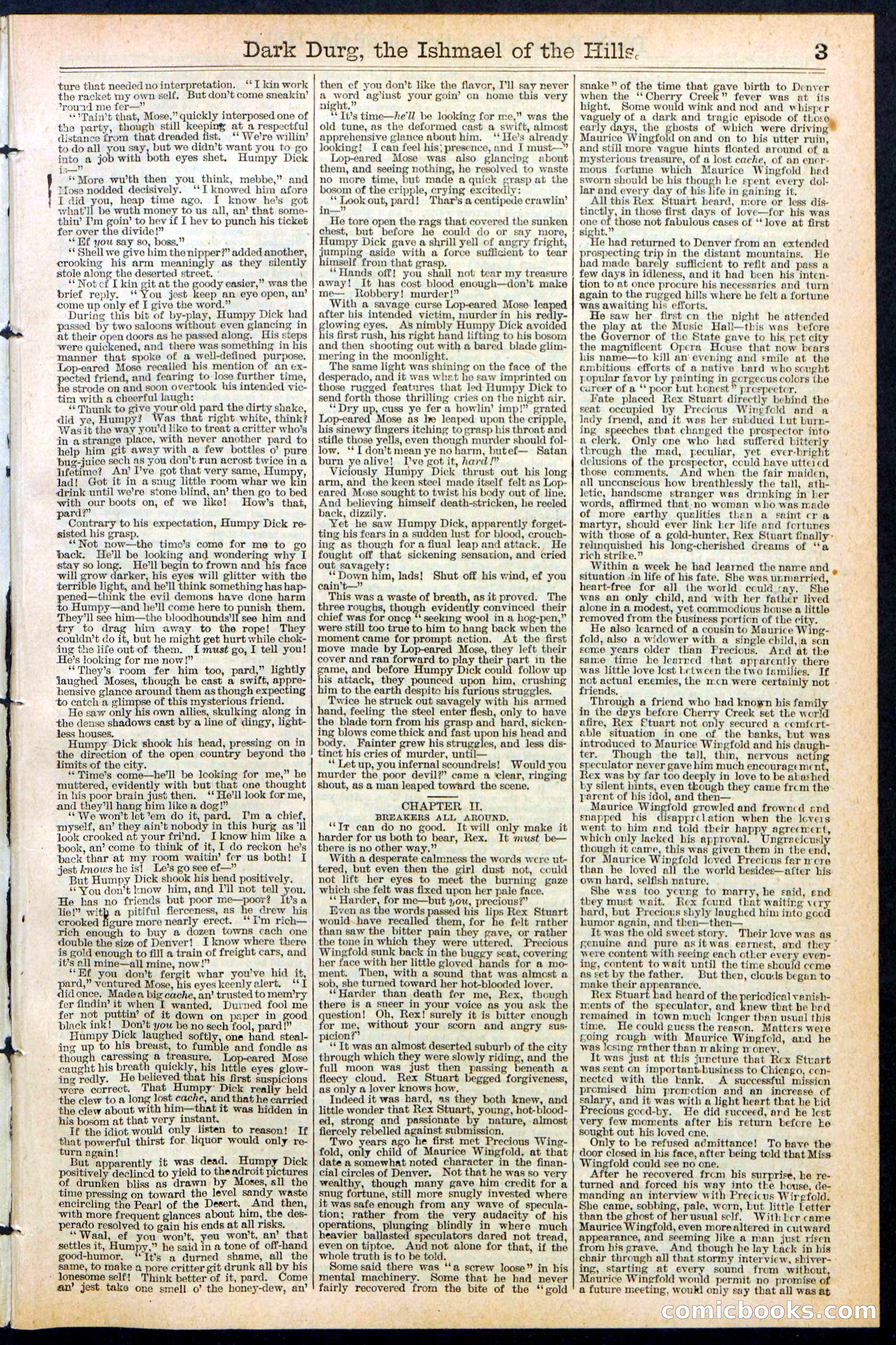 Beadle's Dime Library No. 387 — page 3 of 32