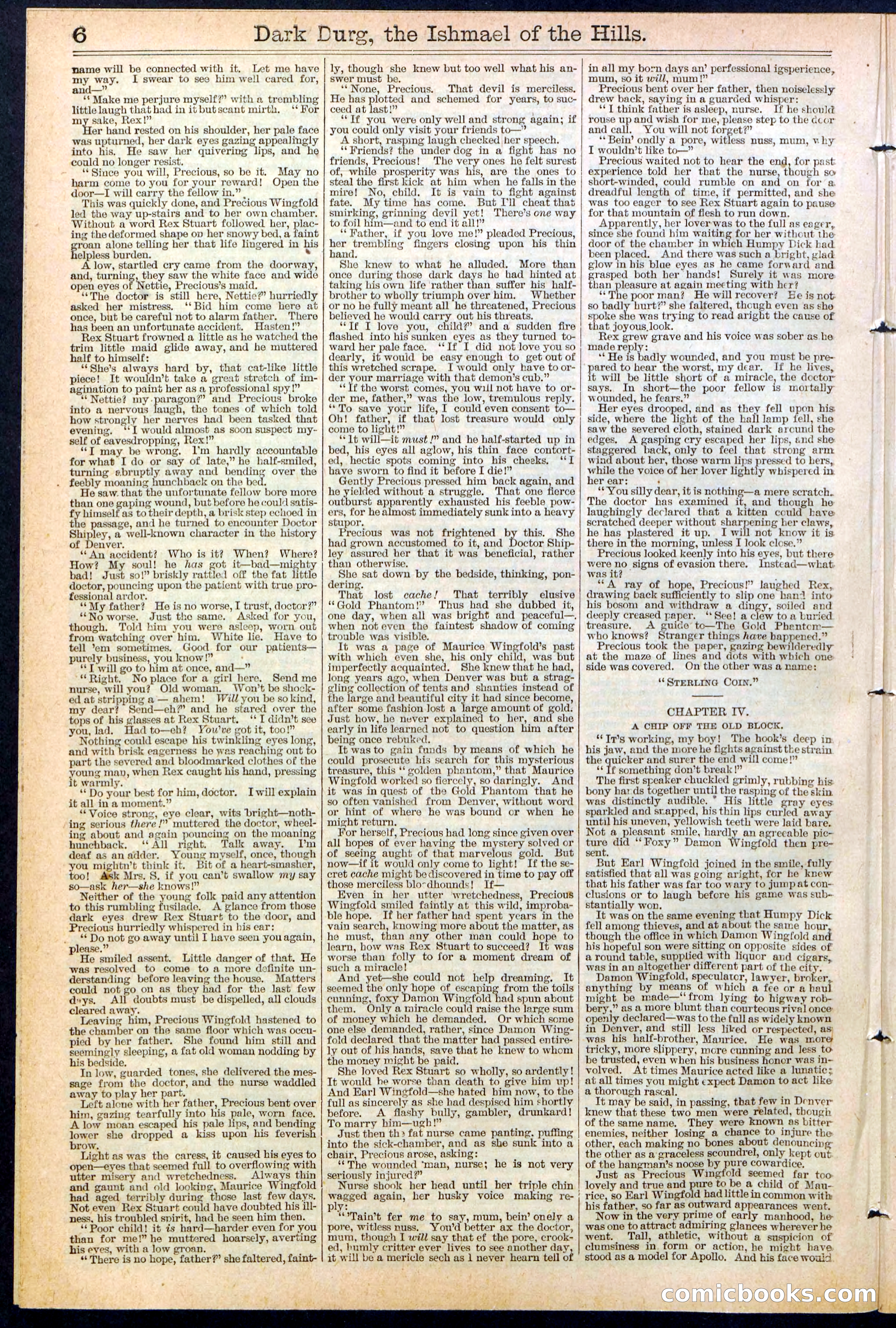 Beadle's Dime Library No. 387 — page 6 of 32