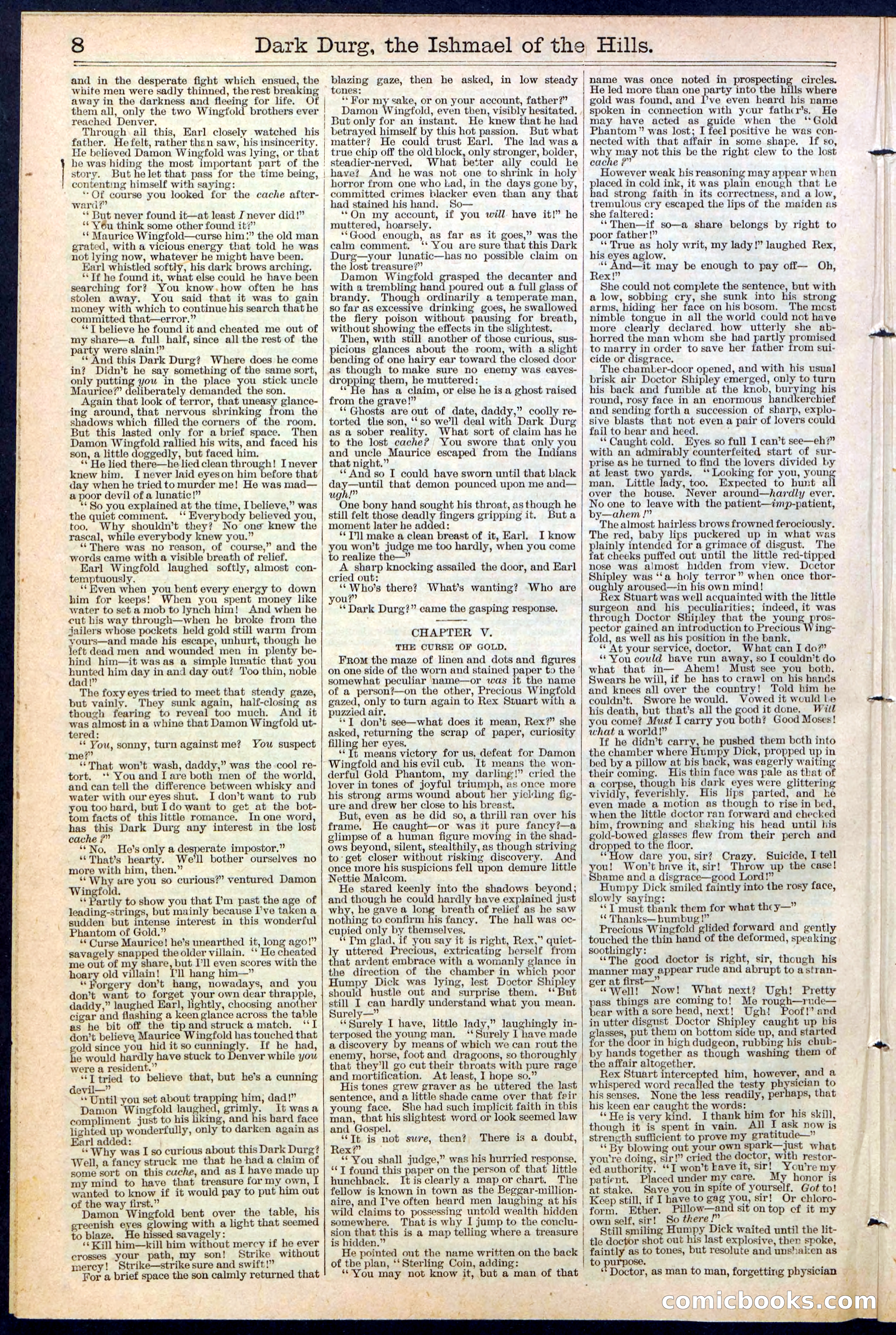 Beadle's Dime Library No. 387 — page 8 of 32
