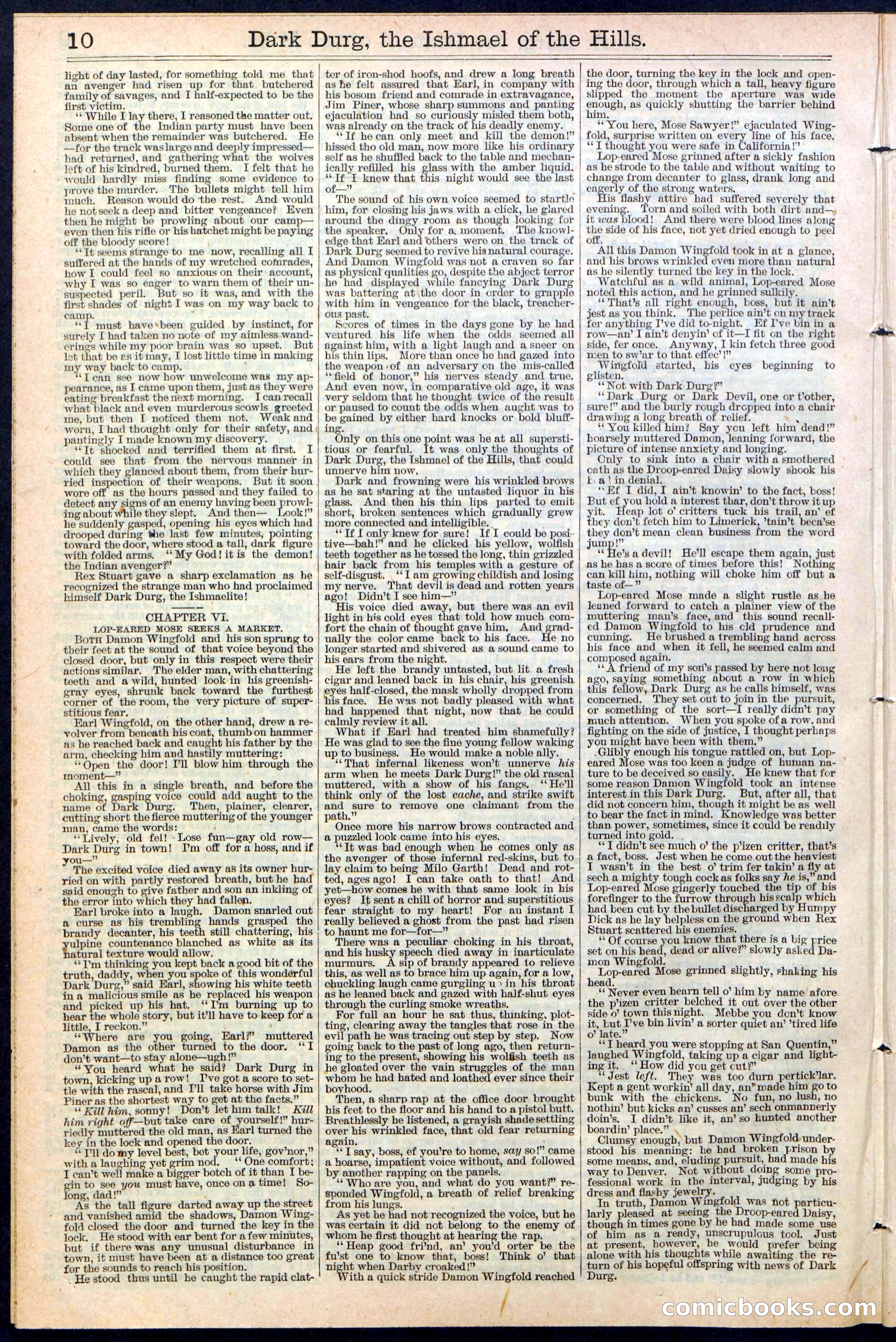 Beadle's Dime Library No. 387 — page 10 of 32