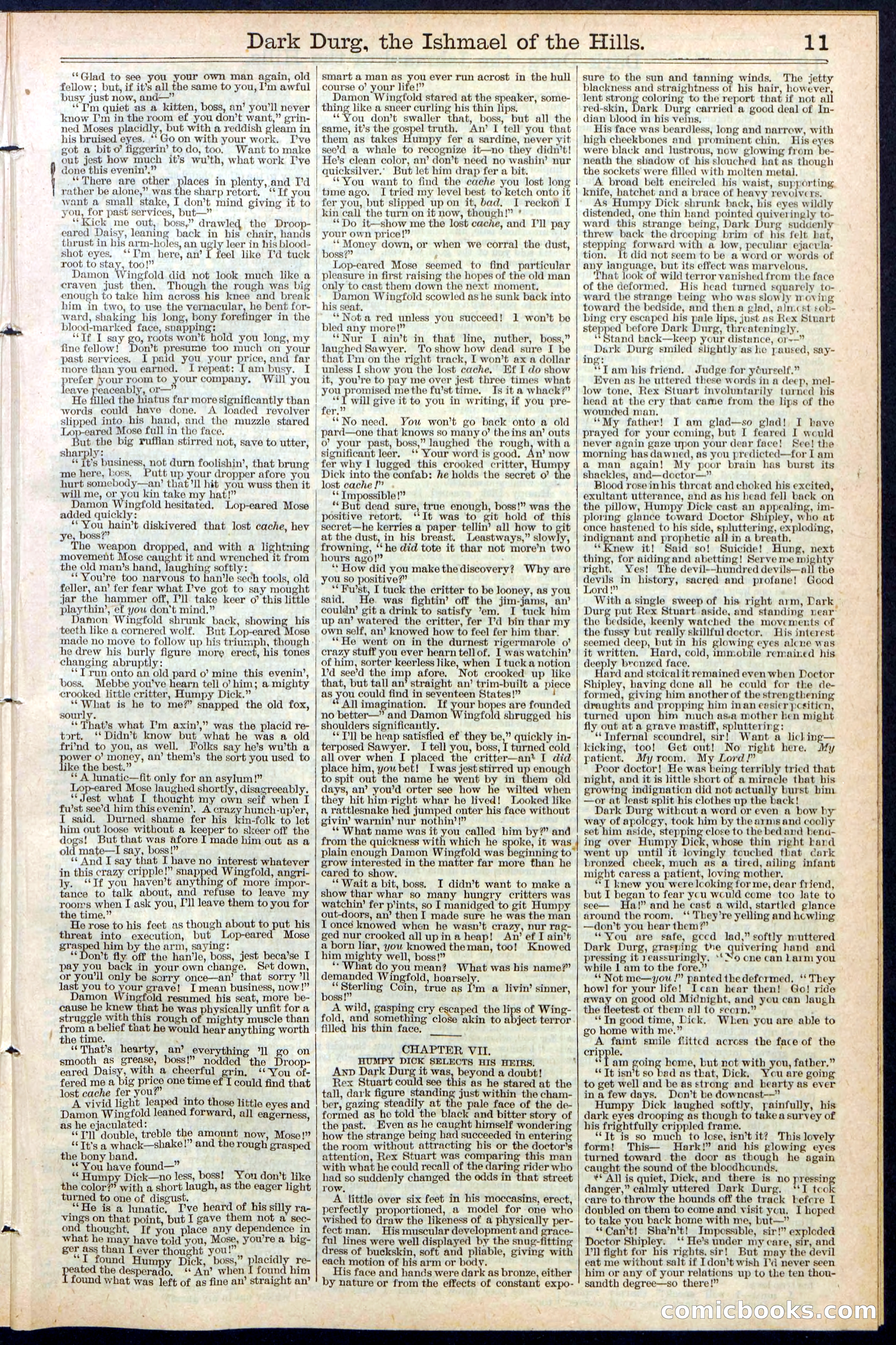 Beadle's Dime Library No. 387 — page 11 of 32