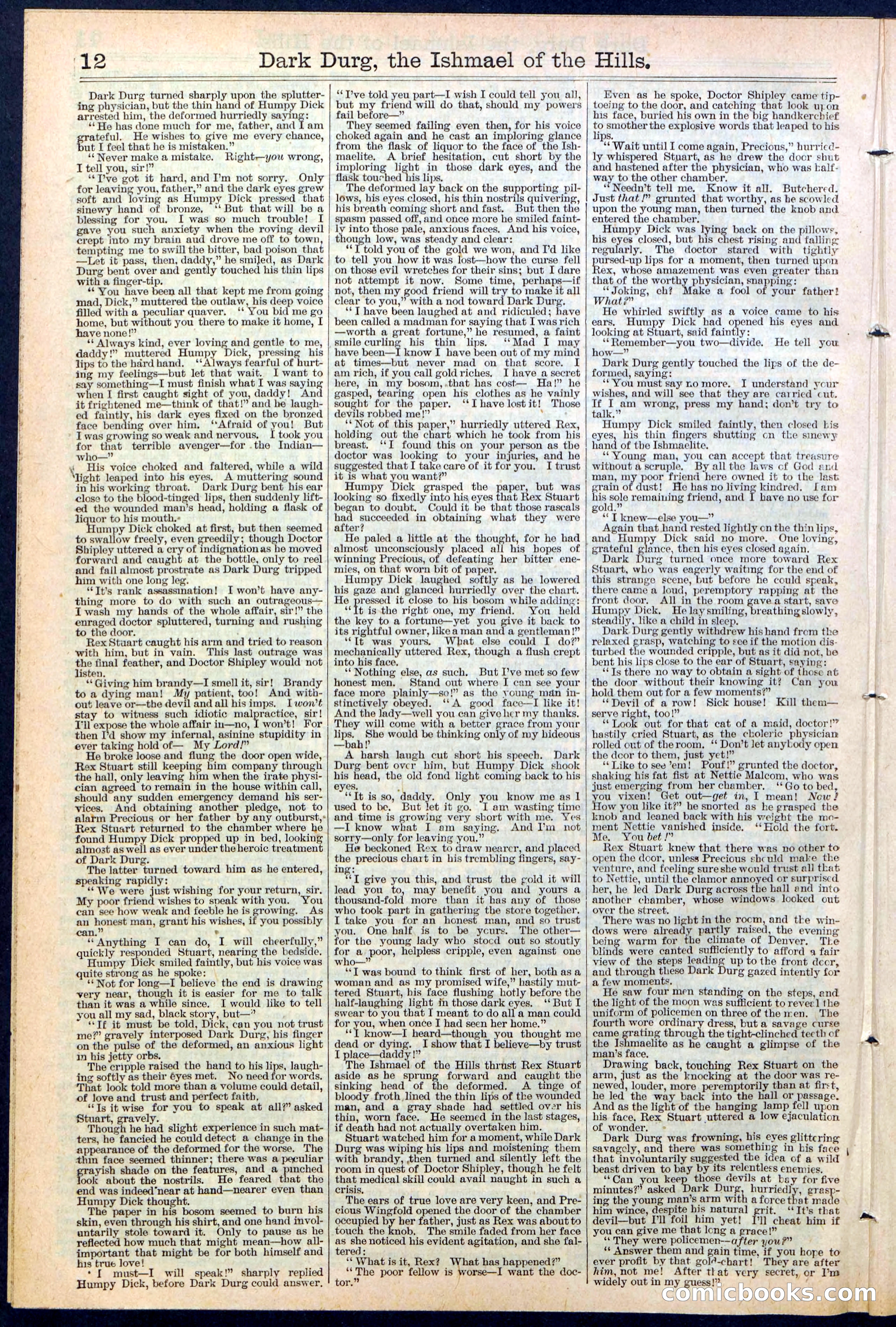 Beadle's Dime Library No. 387 — page 12 of 32