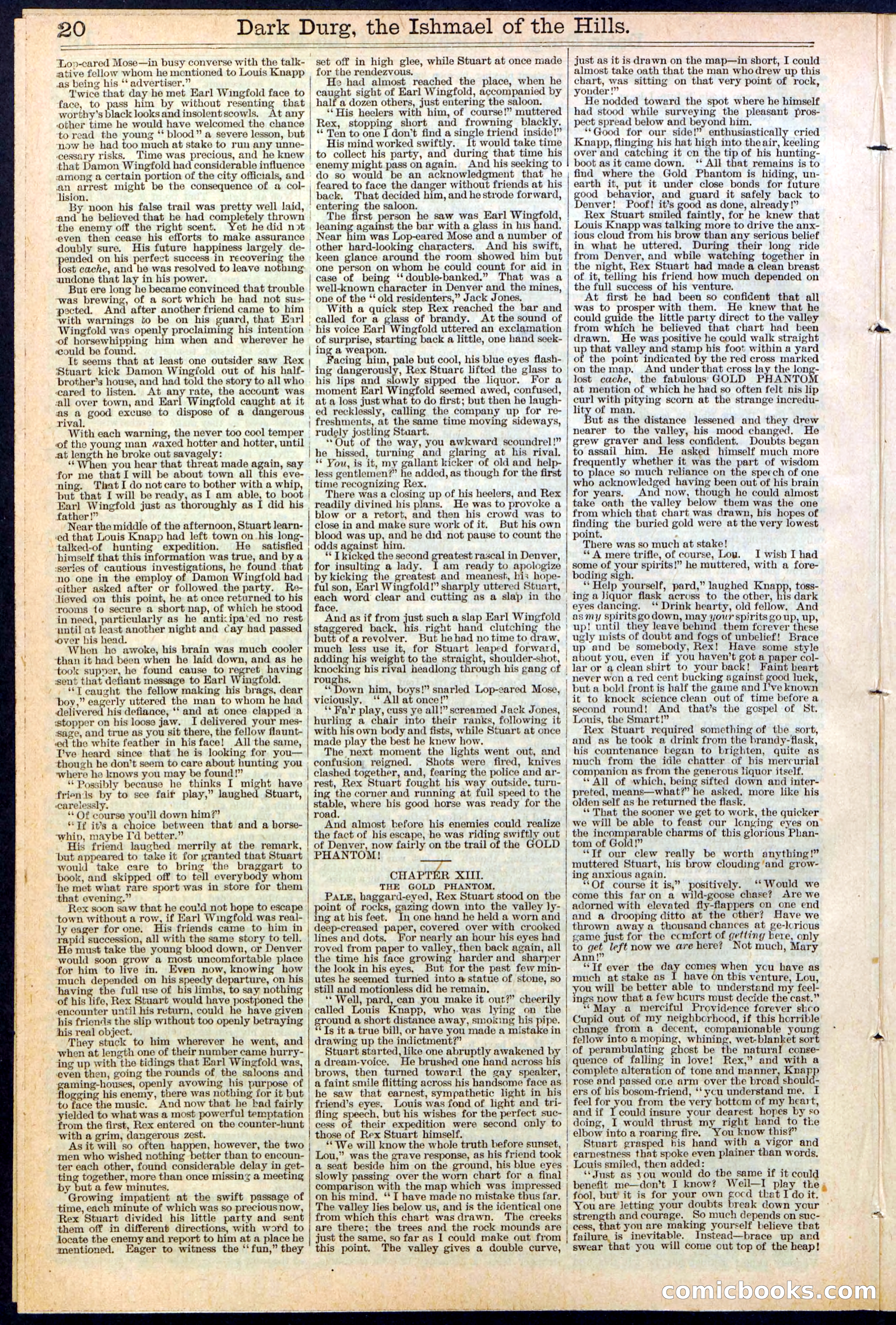 Beadle's Dime Library No. 387 — page 20 of 32