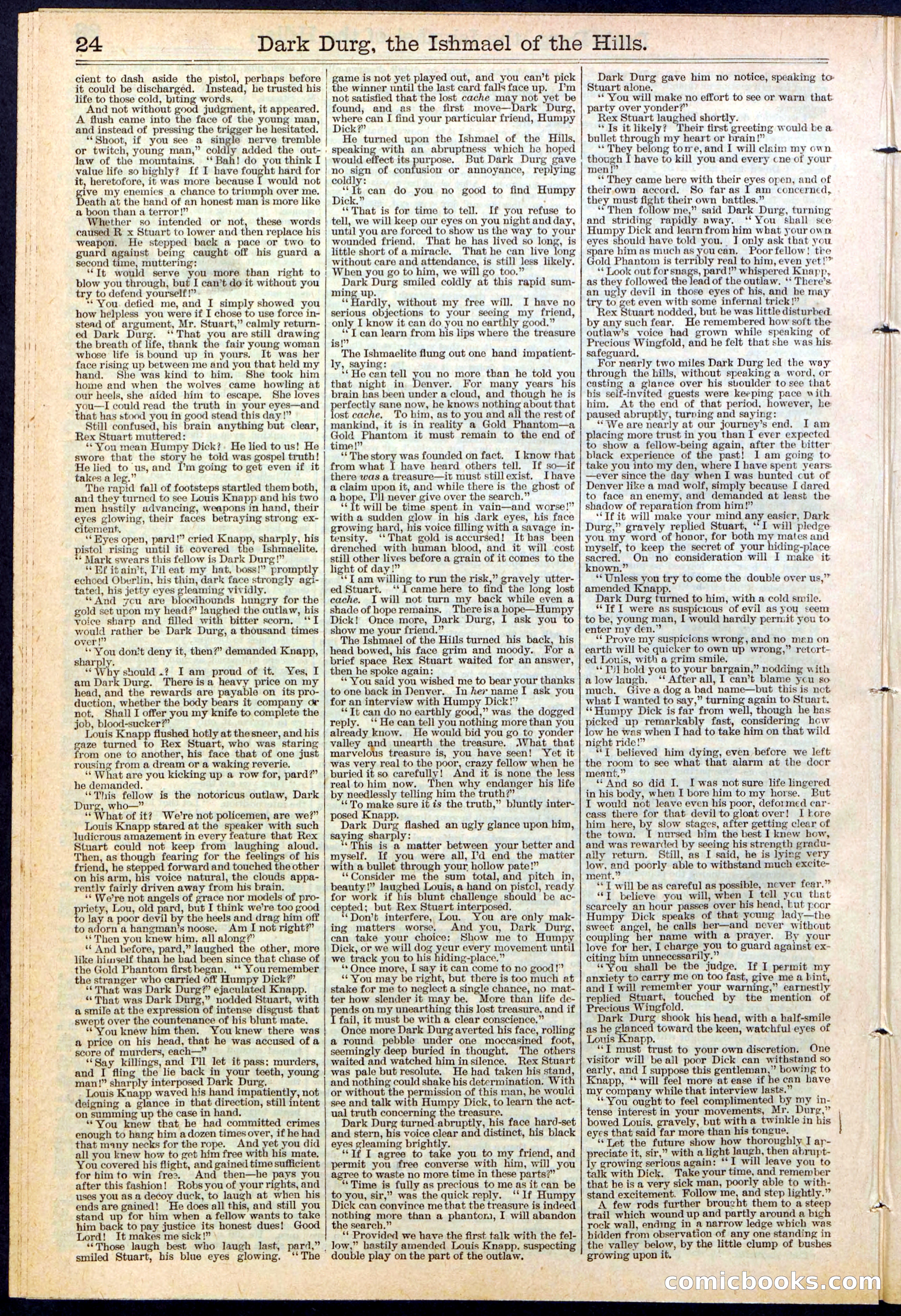 Beadle's Dime Library No. 387 — page 24 of 32