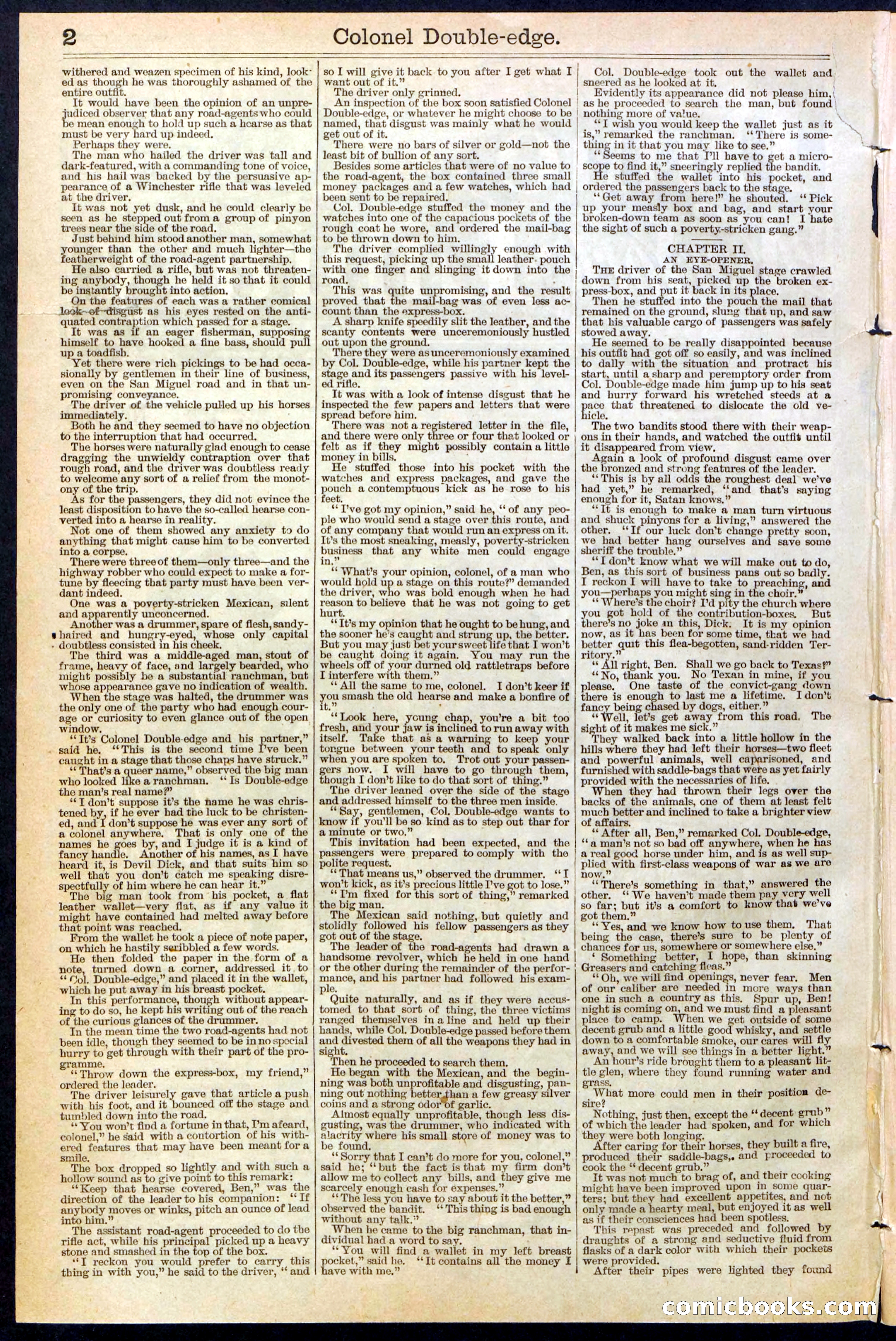 Beadle's New York Dime Library No. 389 — page 2 of 32
