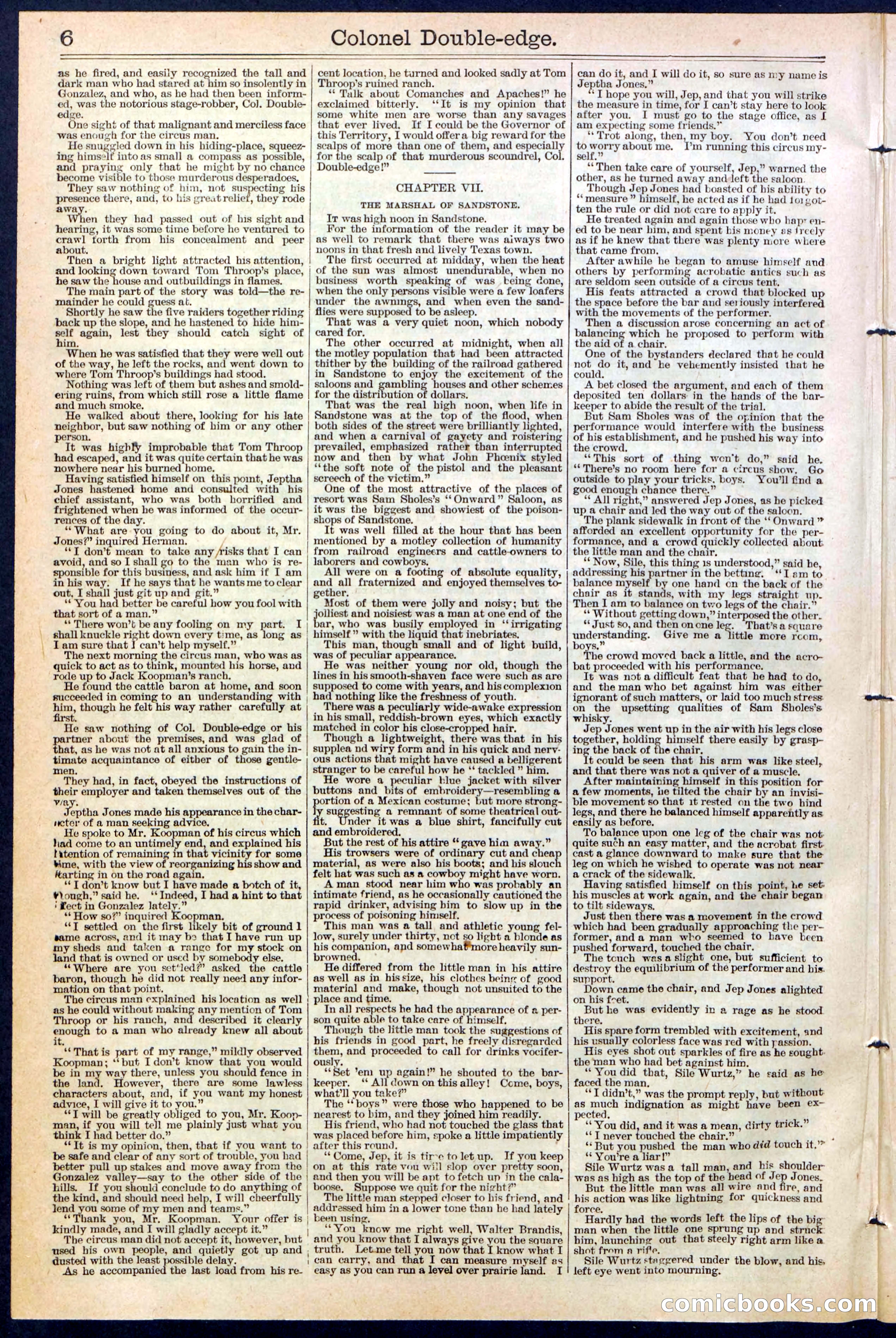 Beadle's New York Dime Library No. 389 — page 6 of 32