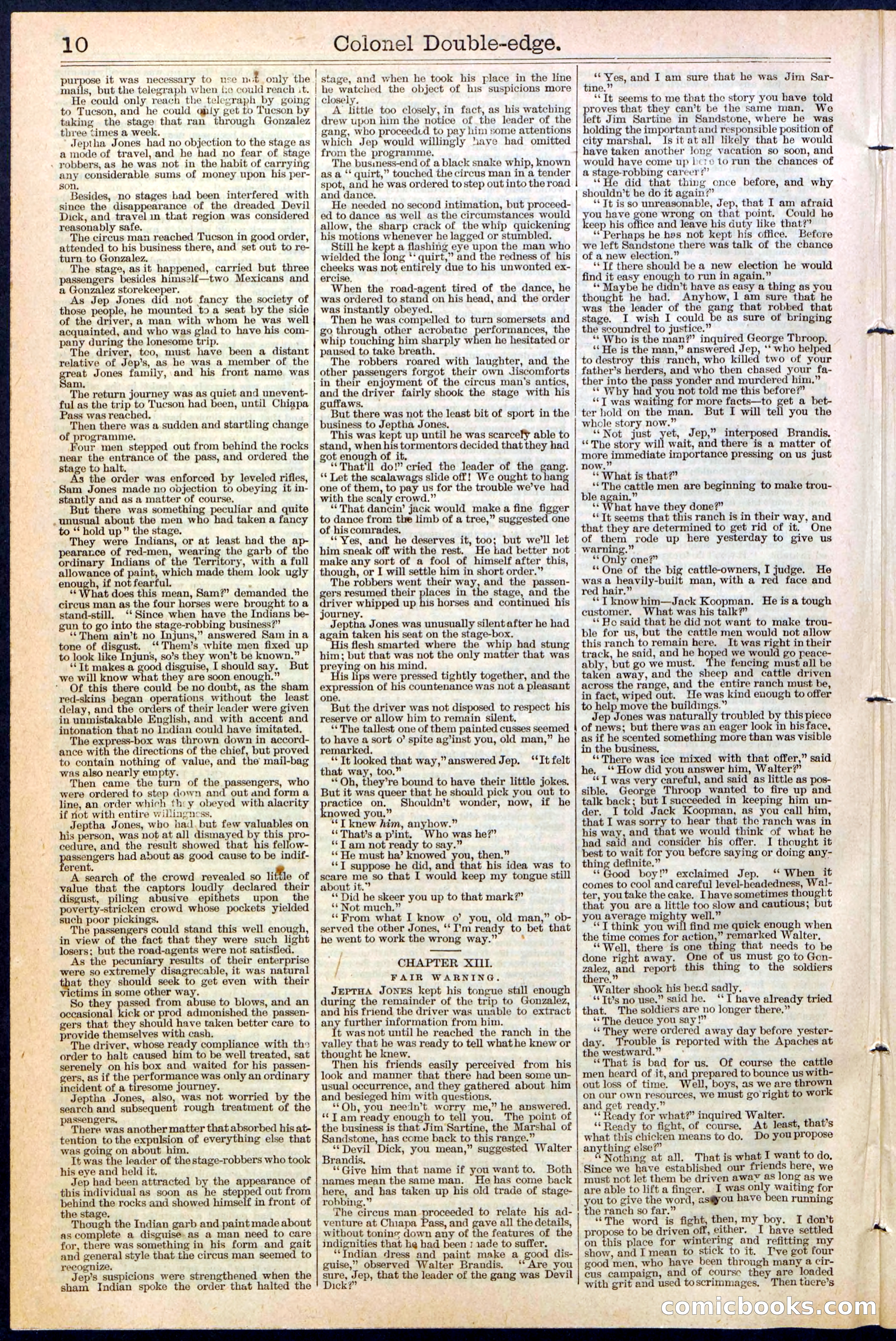 Beadle's New York Dime Library No. 389 — page 10 of 32
