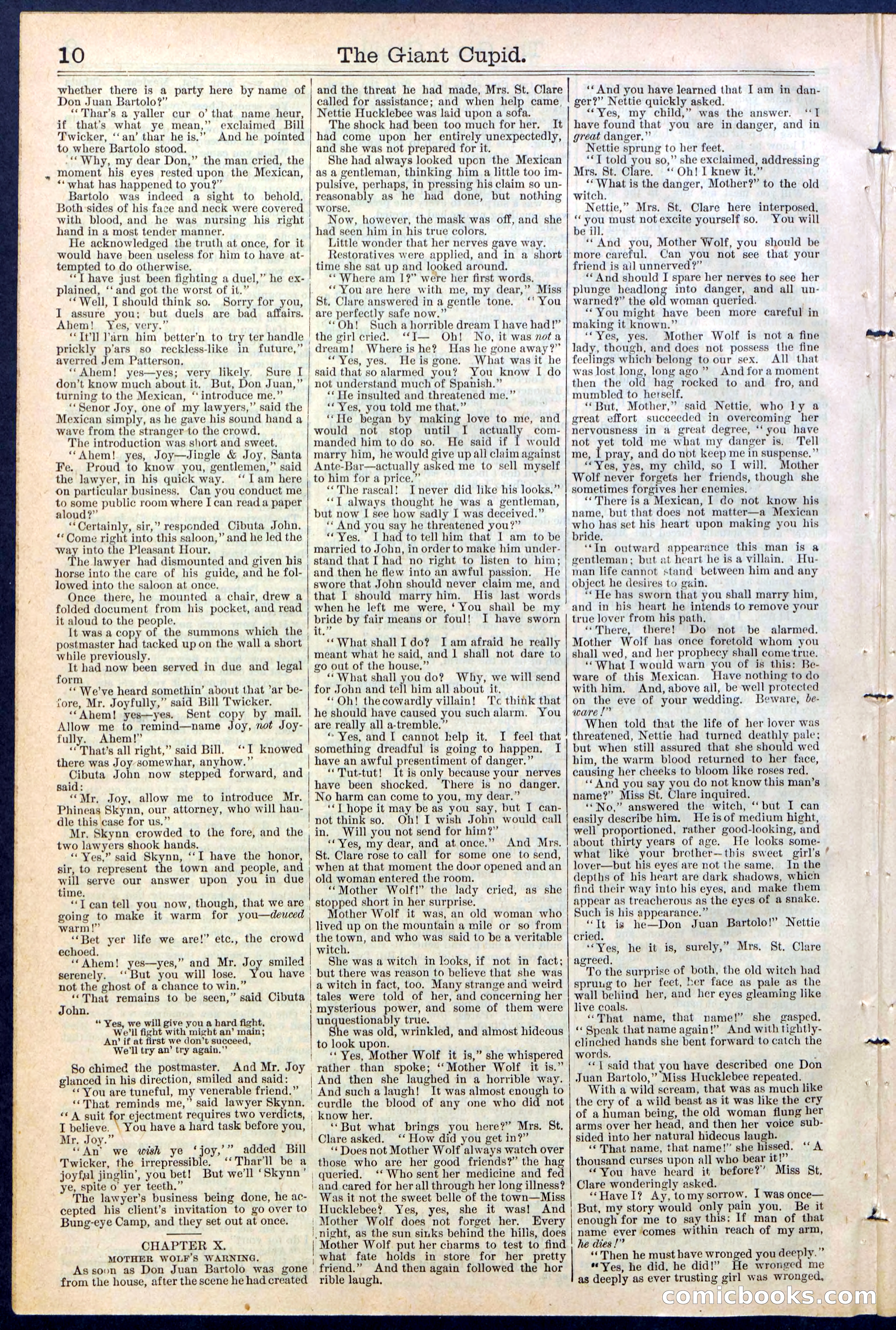 Beadle's New York Dime Library, No. 390 — page 10 of 32
