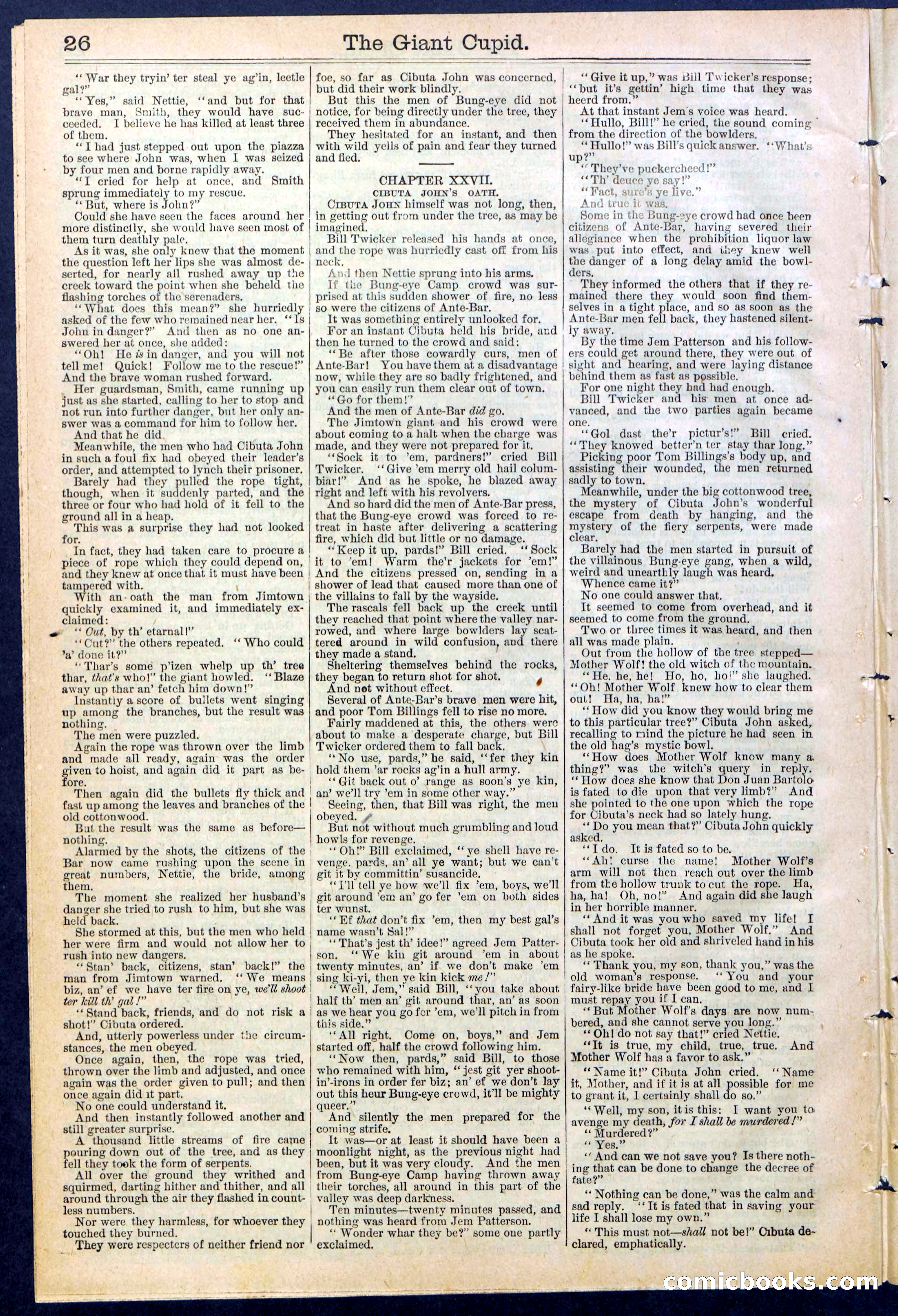 Beadle's New York Dime Library, No. 390 — page 26 of 32