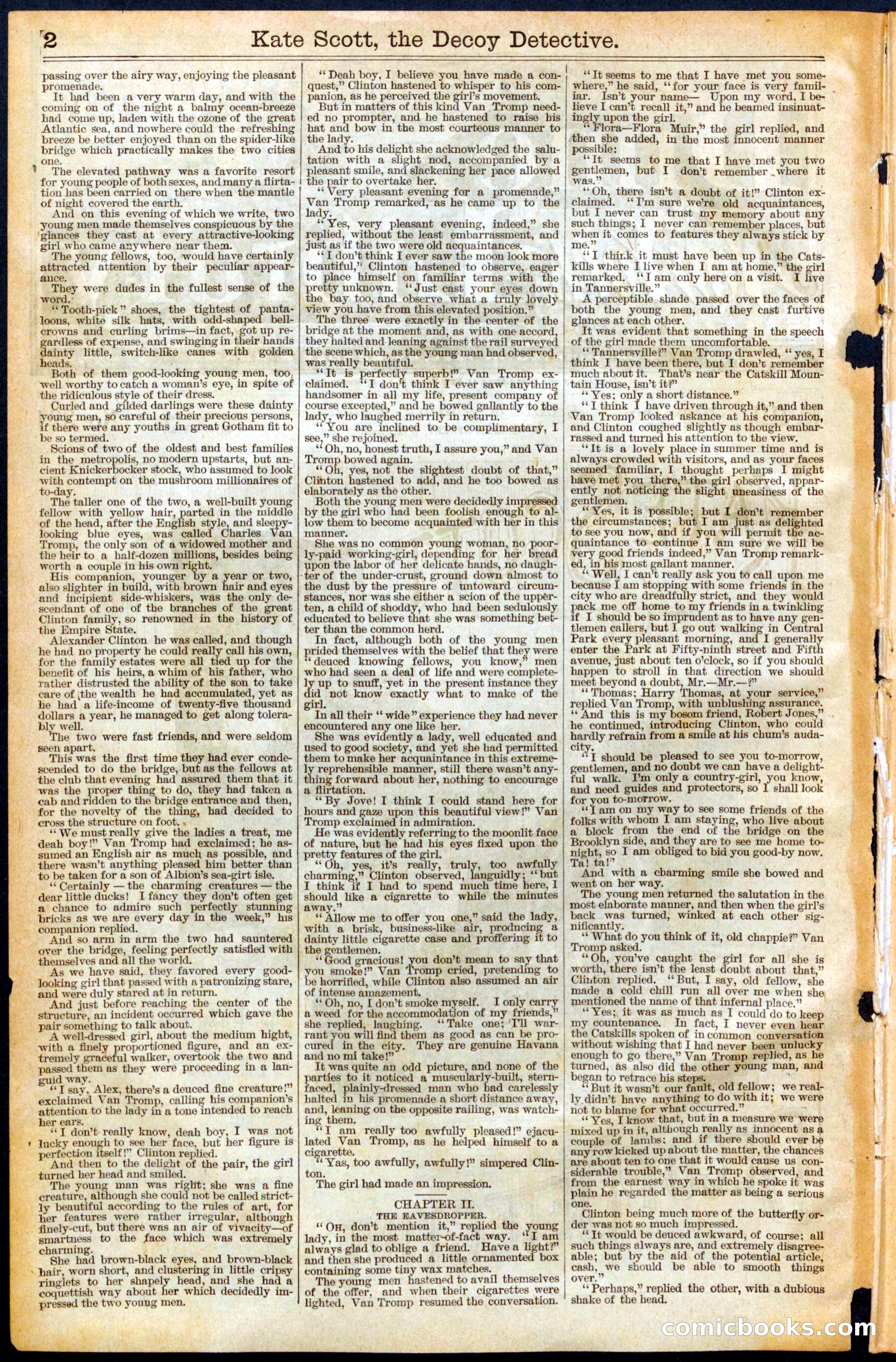 Beadle's Dime Library No. 391 — page 2 of 32