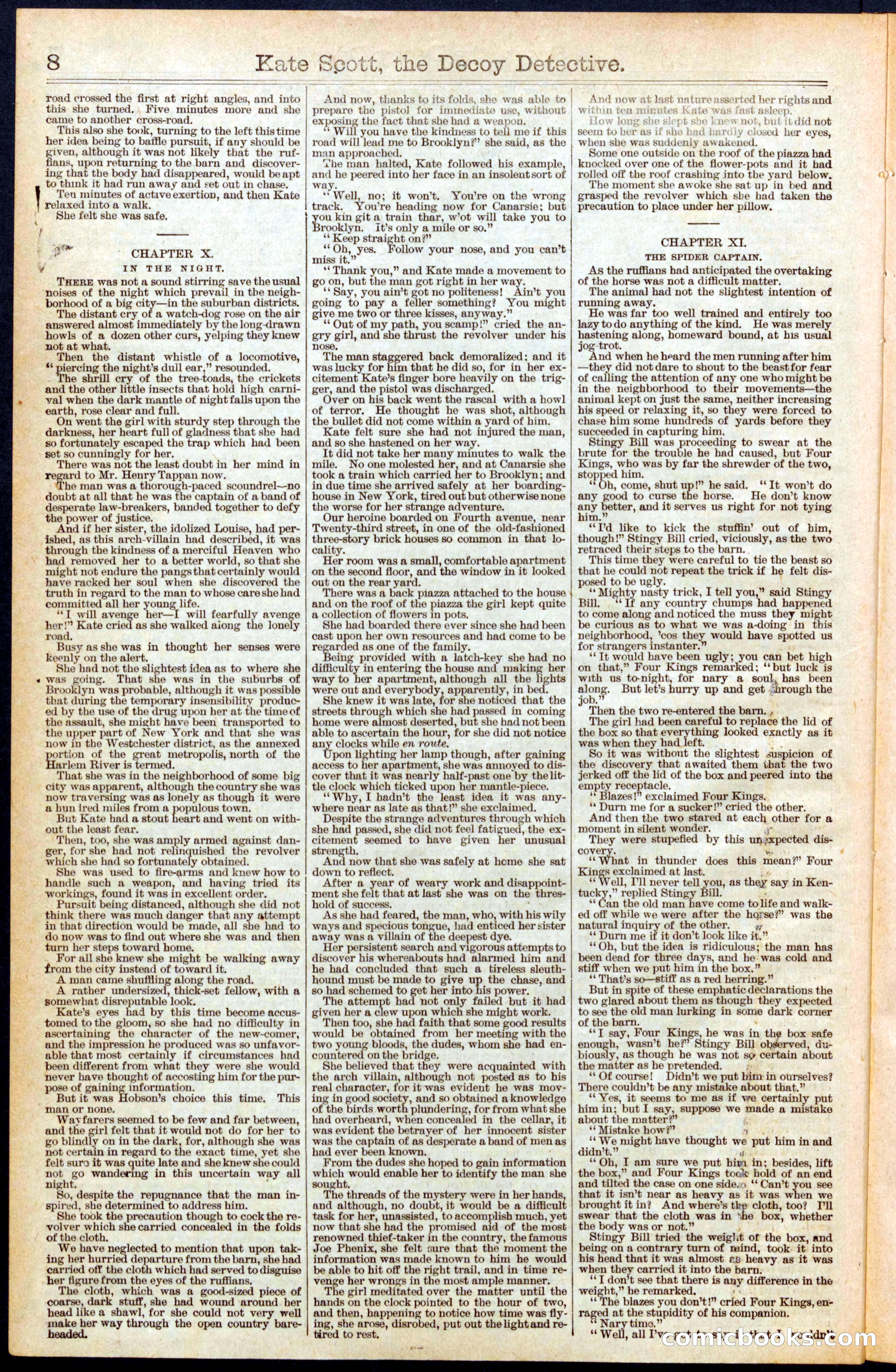 Beadle's Dime Library No. 391 — page 8 of 32