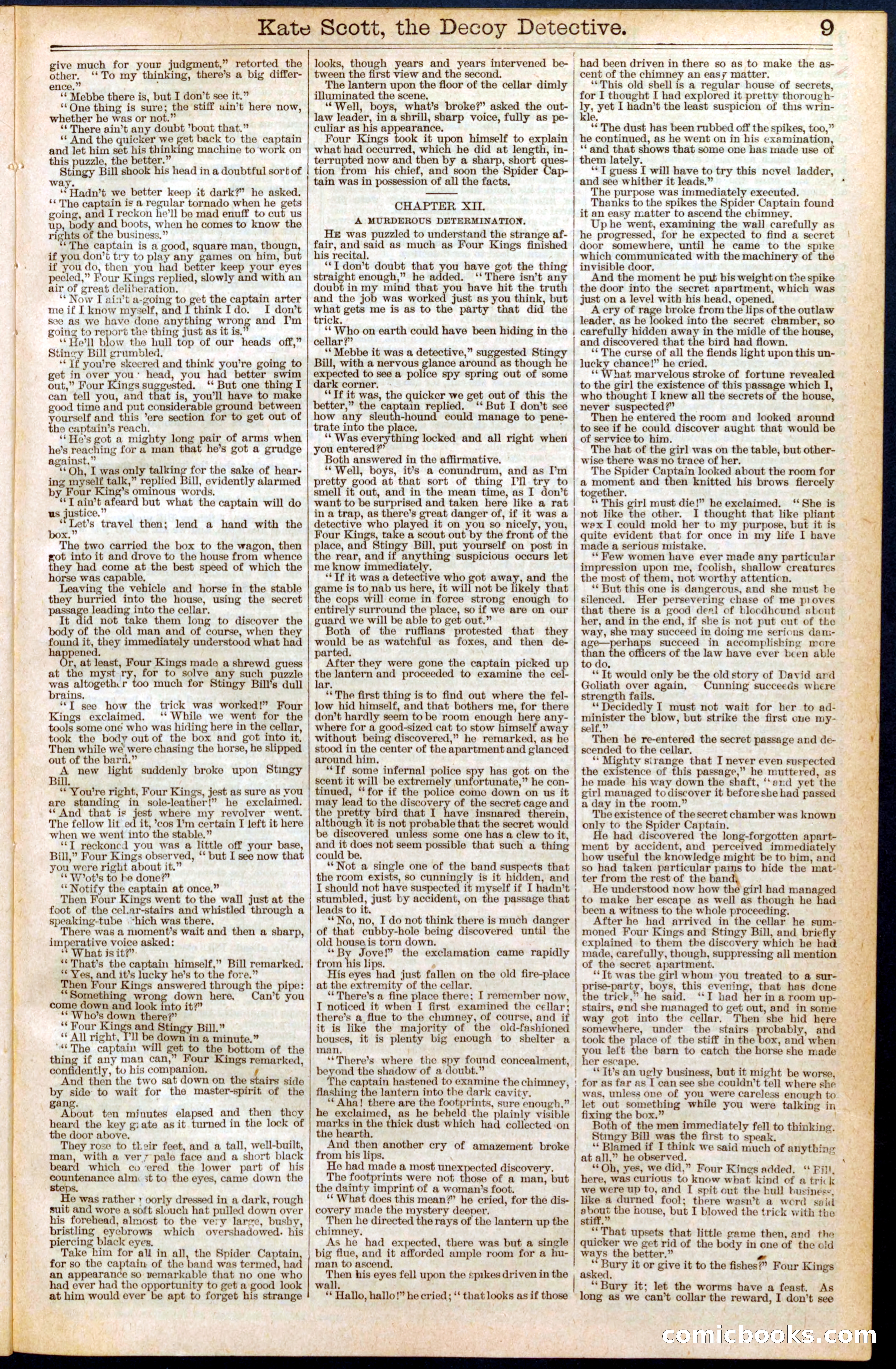 Beadle's Dime Library No. 391 — page 9 of 32