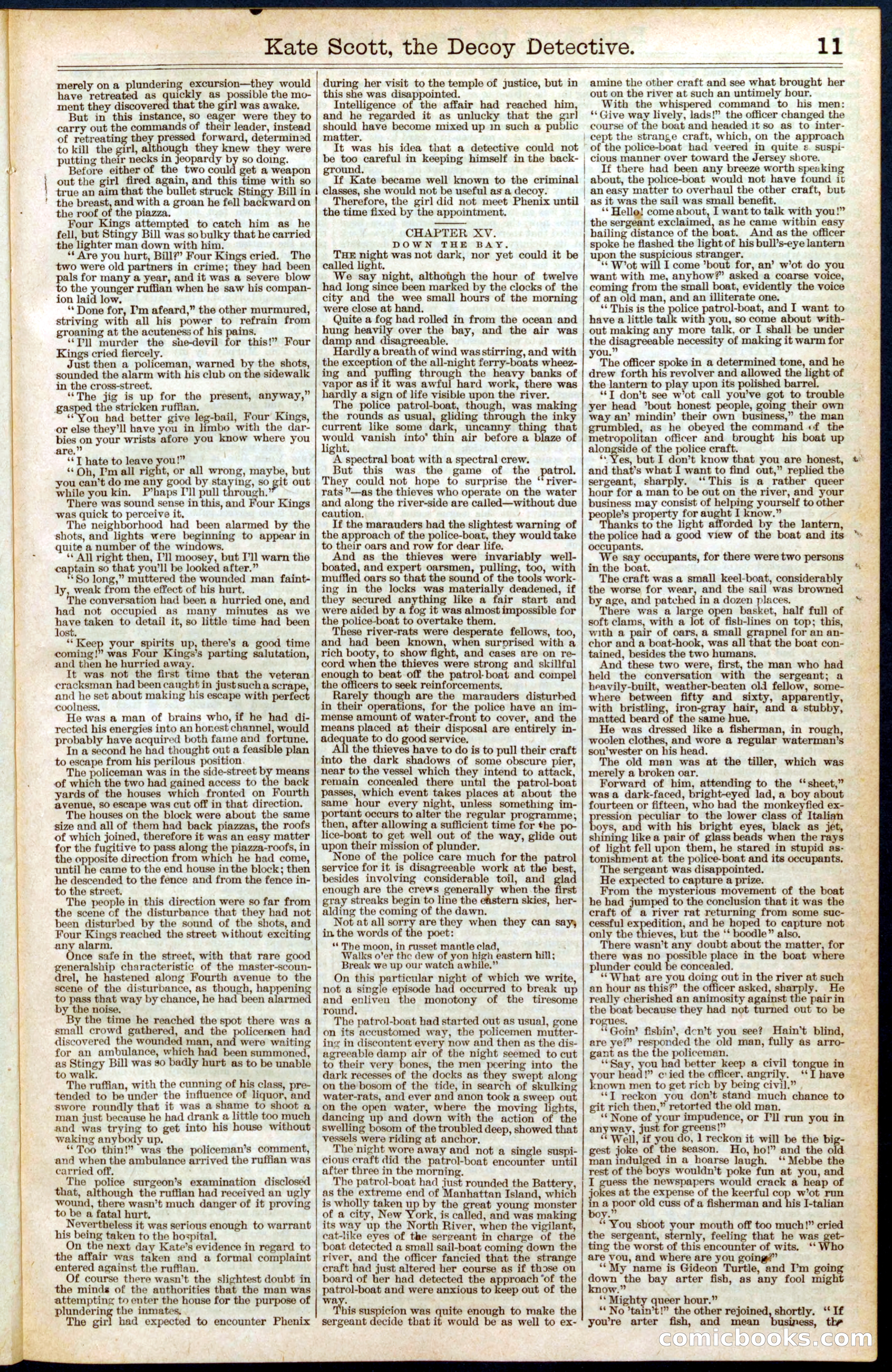 Beadle's Dime Library No. 391 — page 11 of 32